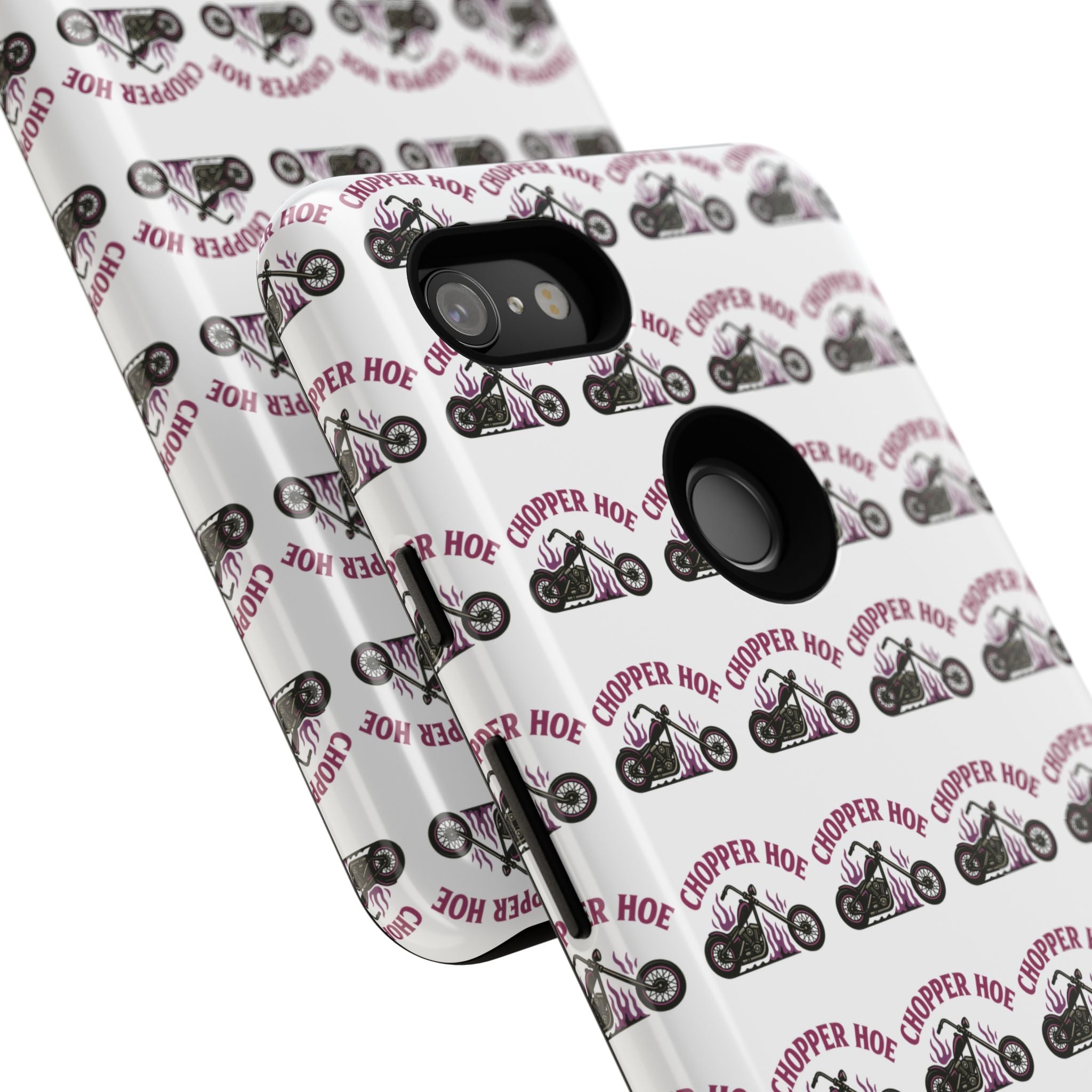 Chopper Hoe Phone Case, Tough Cases for Motorcycle Lovers, Biker Gifts, Custom Phone Cover, Cool Accessory for Him/Her