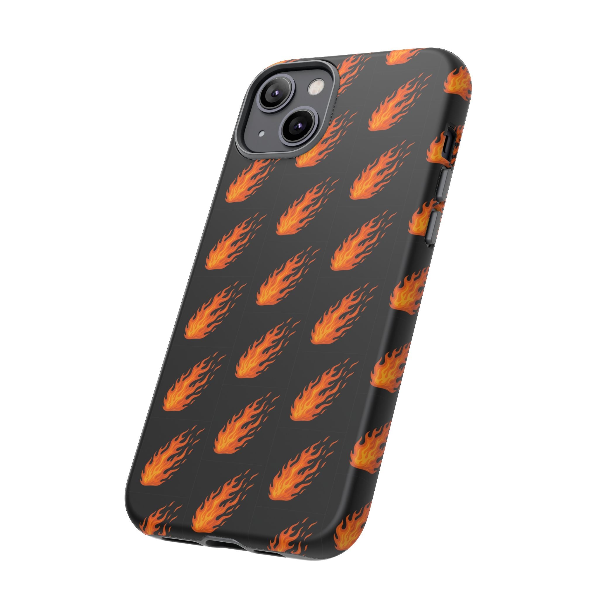 Flame Pattern Phone Case | Tough Cases for Adventurers, Gifts for Fire Lovers, Unique Cellphone Covers, Birthday Accessories, Cool [...]