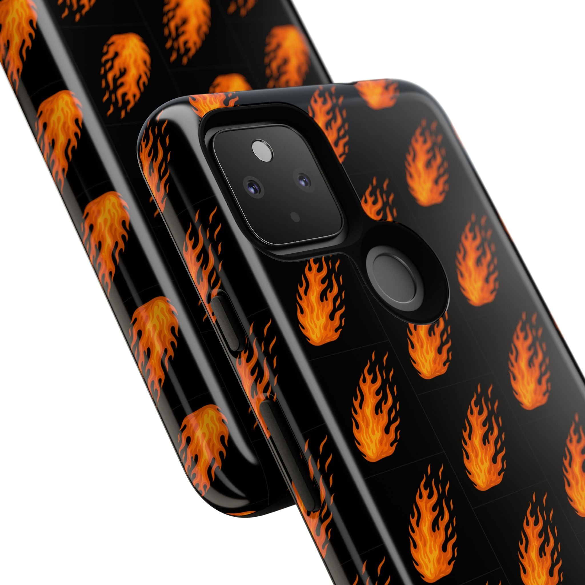 Flame Pattern Phone Case | Tough Cases for Adventurers, Gifts for Fire Lovers, Unique Cellphone Covers, Birthday Accessories, Cool [...]