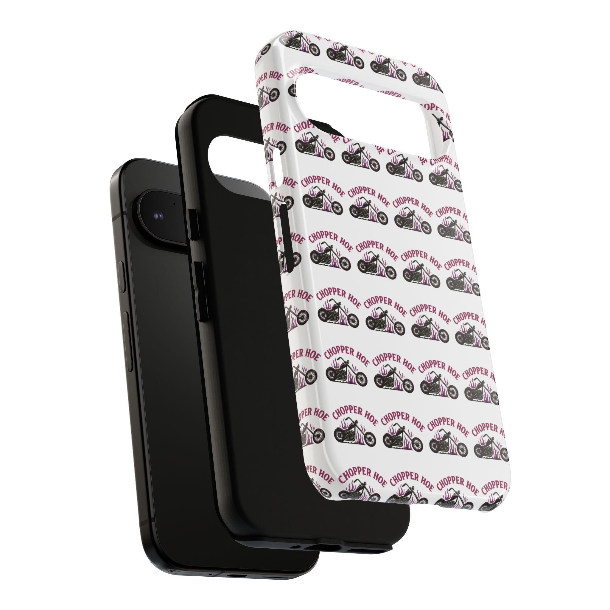 Chopper Hoe Phone Case, Tough Cases for Motorcycle Lovers, Biker Gifts, Custom Phone Cover, Cool Accessory for Him/Her