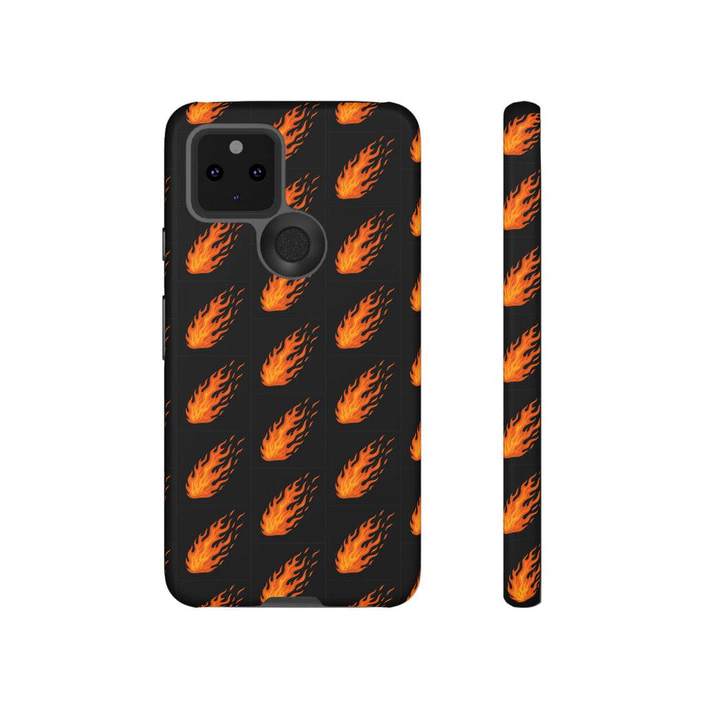 Flame Pattern Phone Case | Tough Cases for Adventurers, Gifts for Fire Lovers, Unique Cellphone Covers, Birthday Accessories, Cool [...]