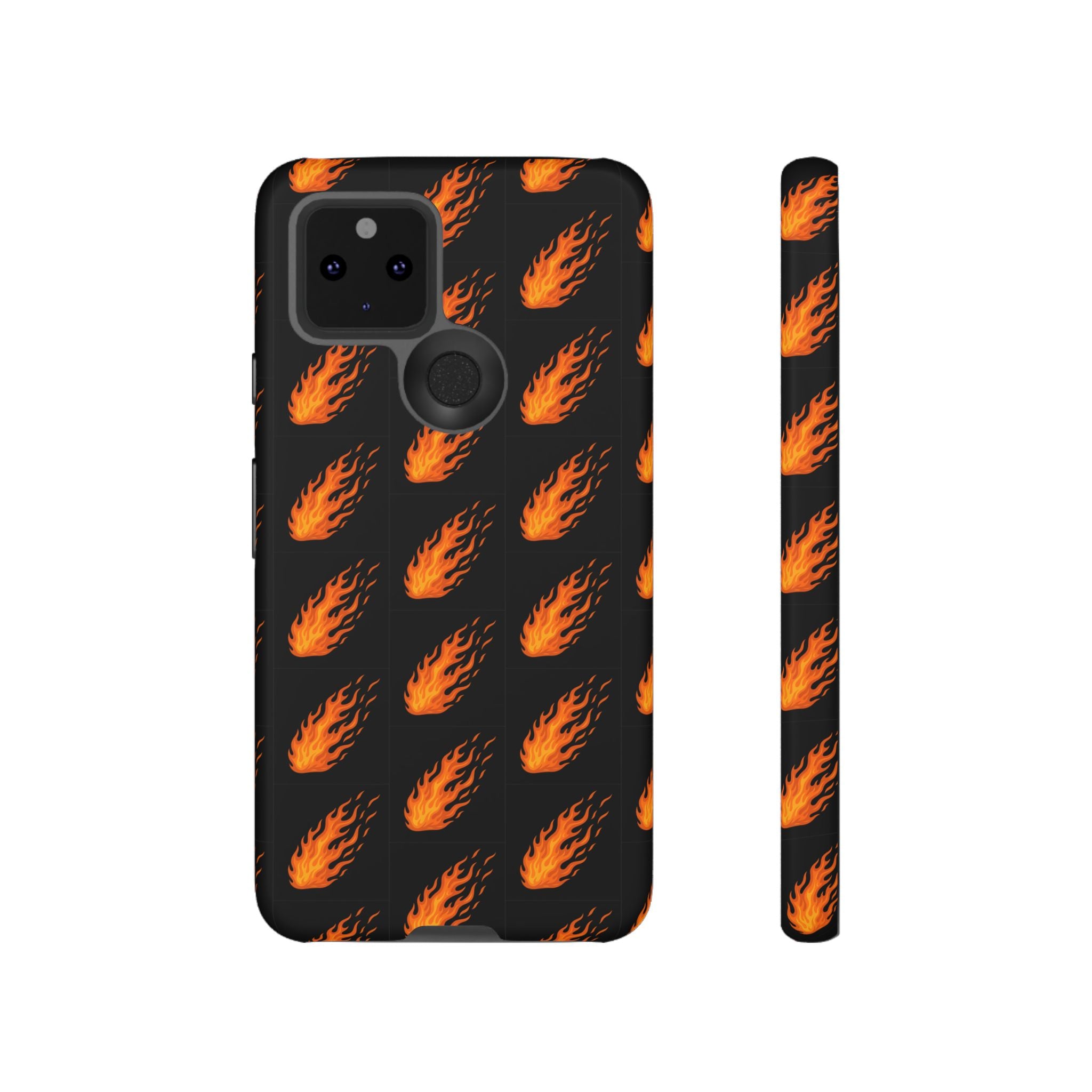 Flame Pattern Phone Case | Tough Cases for Adventurers, Gifts for Fire Lovers, Unique Cellphone Covers, Birthday Accessories, Cool [...]