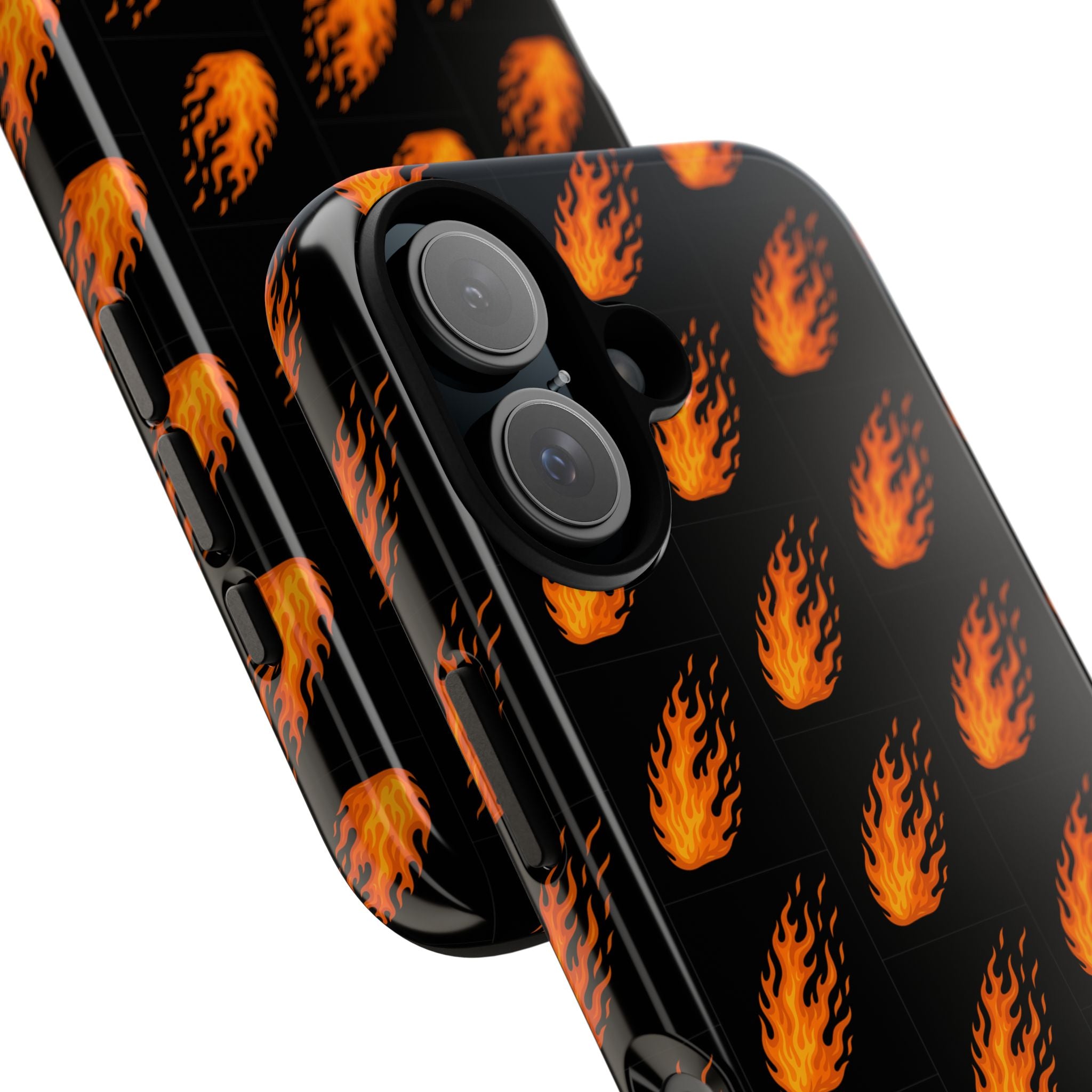 Flame Pattern Phone Case | Tough Cases for Adventurers, Gifts for Fire Lovers, Unique Cellphone Covers, Birthday Accessories, Cool [...]