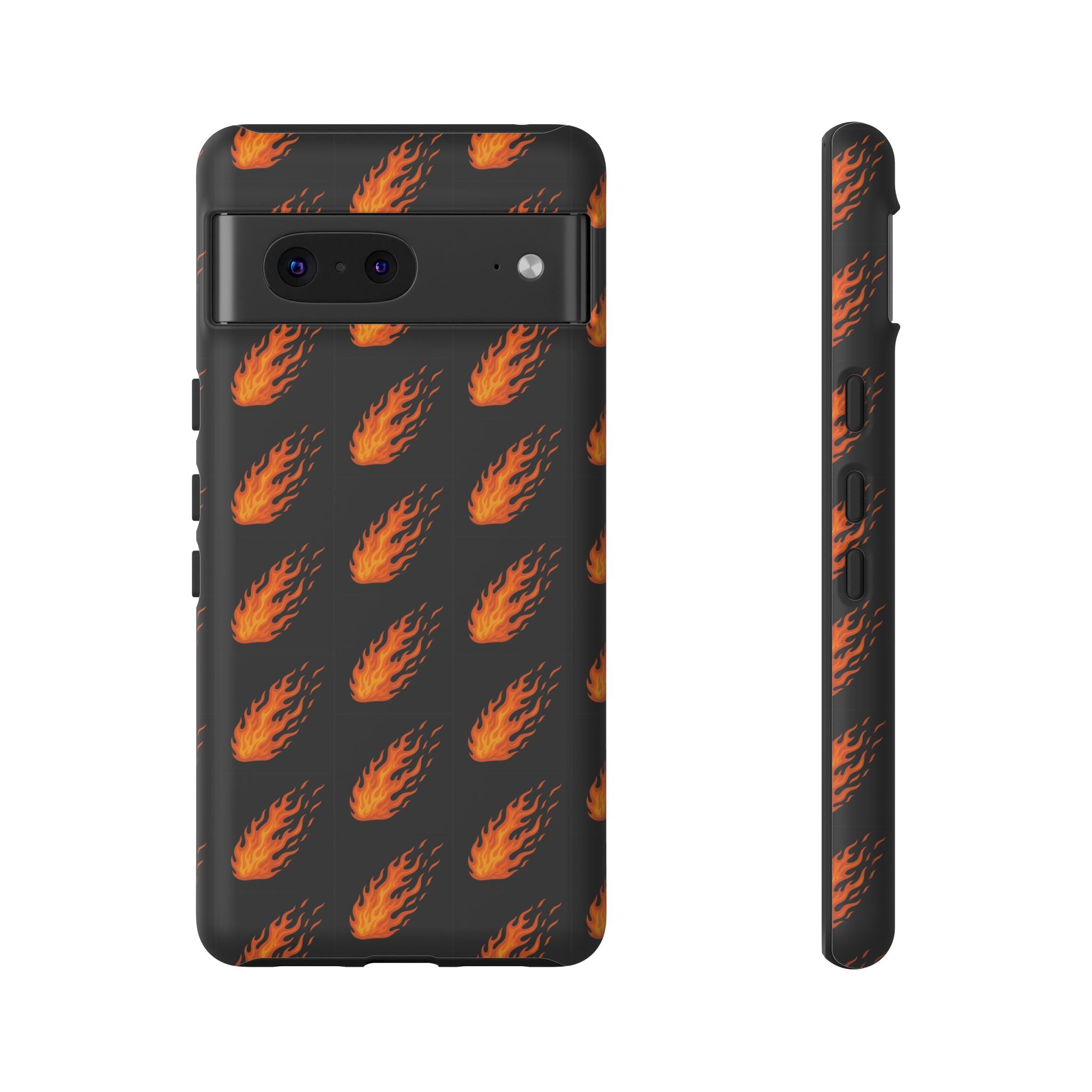 Flame Pattern Phone Case | Tough Cases for Adventurers, Gifts for Fire Lovers, Unique Cellphone Covers, Birthday Accessories, Cool [...]
