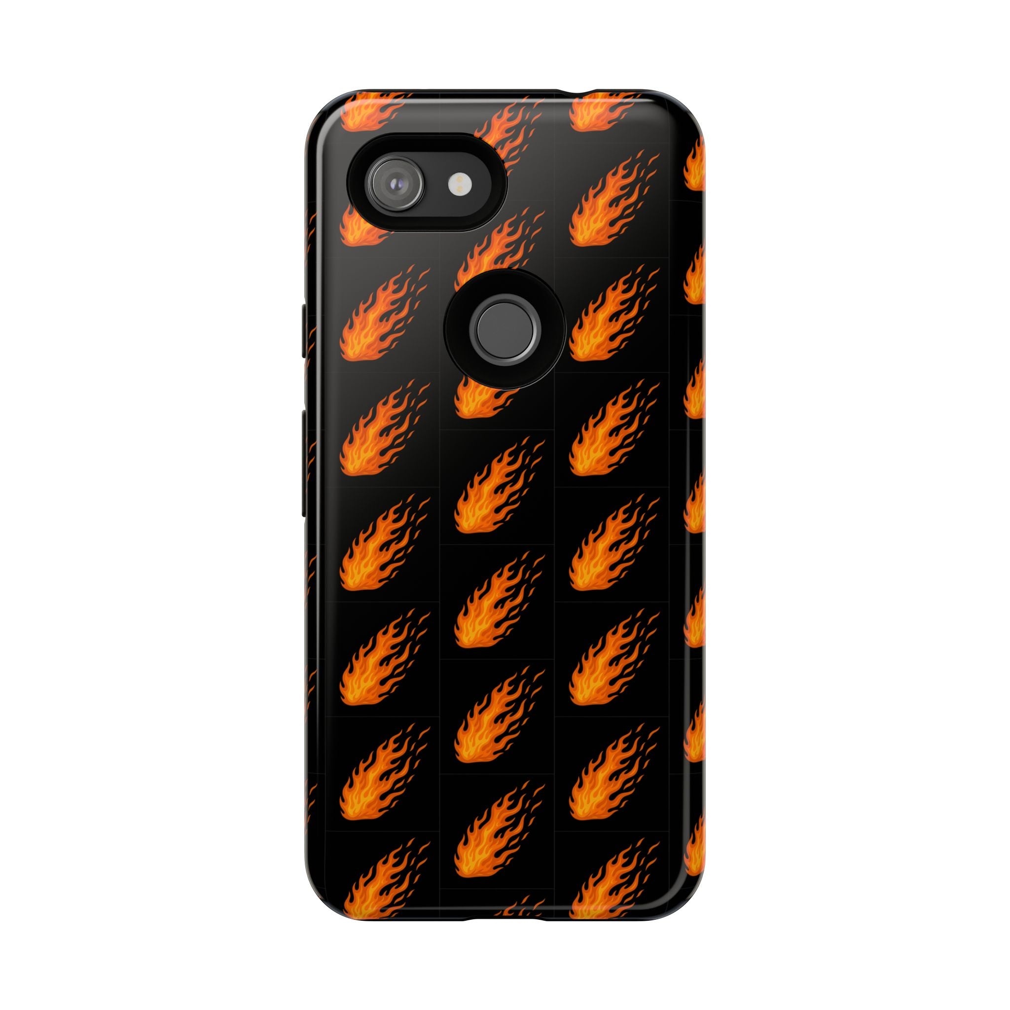 Flame Pattern Phone Case | Tough Cases for Adventurers, Gifts for Fire Lovers, Unique Cellphone Covers, Birthday Accessories, Cool [...]