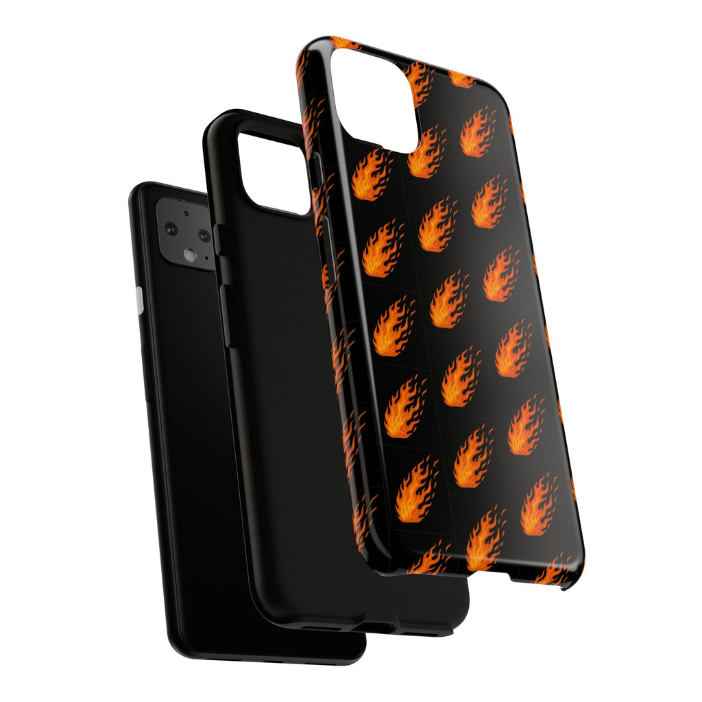 Flame Pattern Phone Case | Tough Cases for Adventurers, Gifts for Fire Lovers, Unique Cellphone Covers, Birthday Accessories, Cool [...]