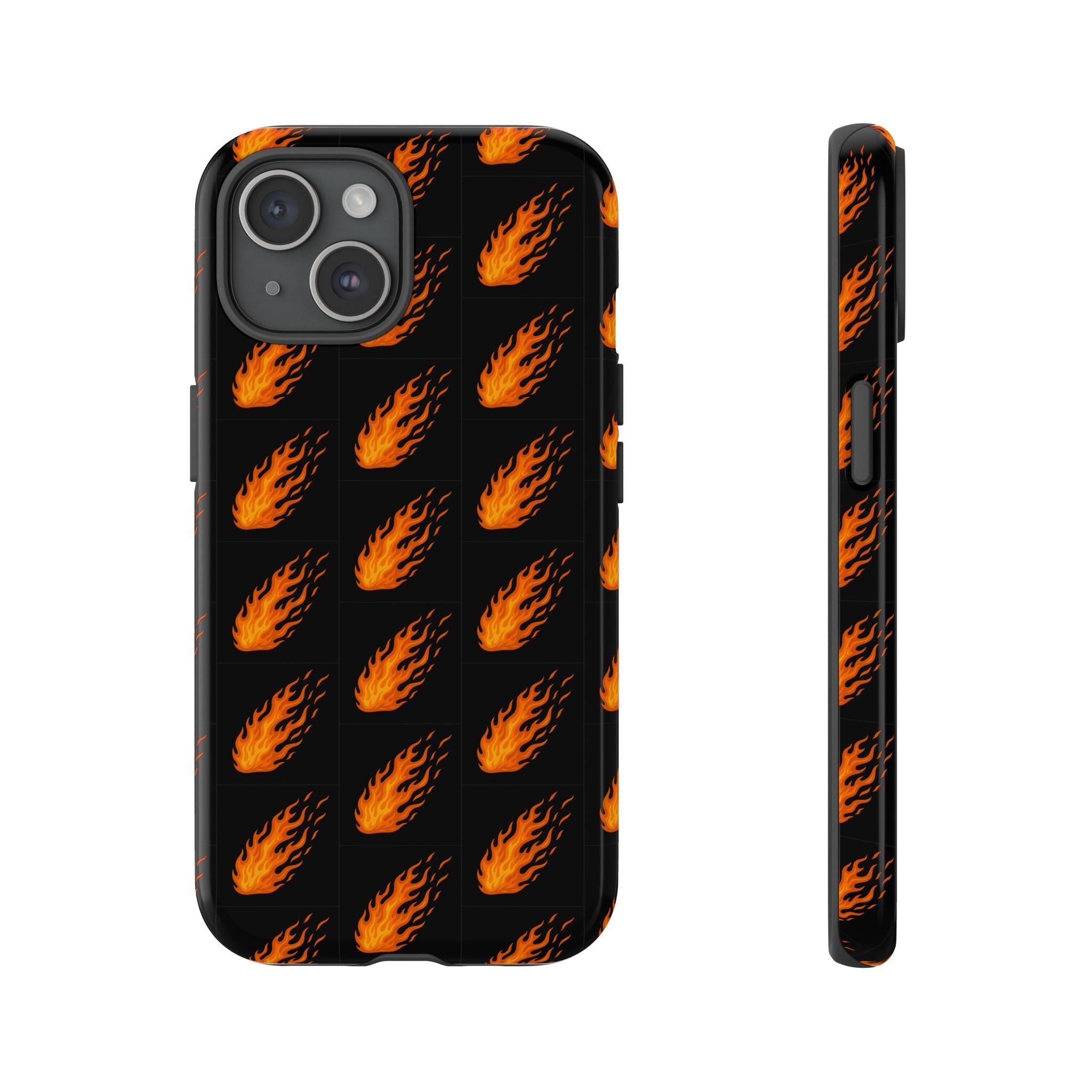 Flame Pattern Phone Case | Tough Cases for Adventurers, Gifts for Fire Lovers, Unique Cellphone Covers, Birthday Accessories, Cool [...]