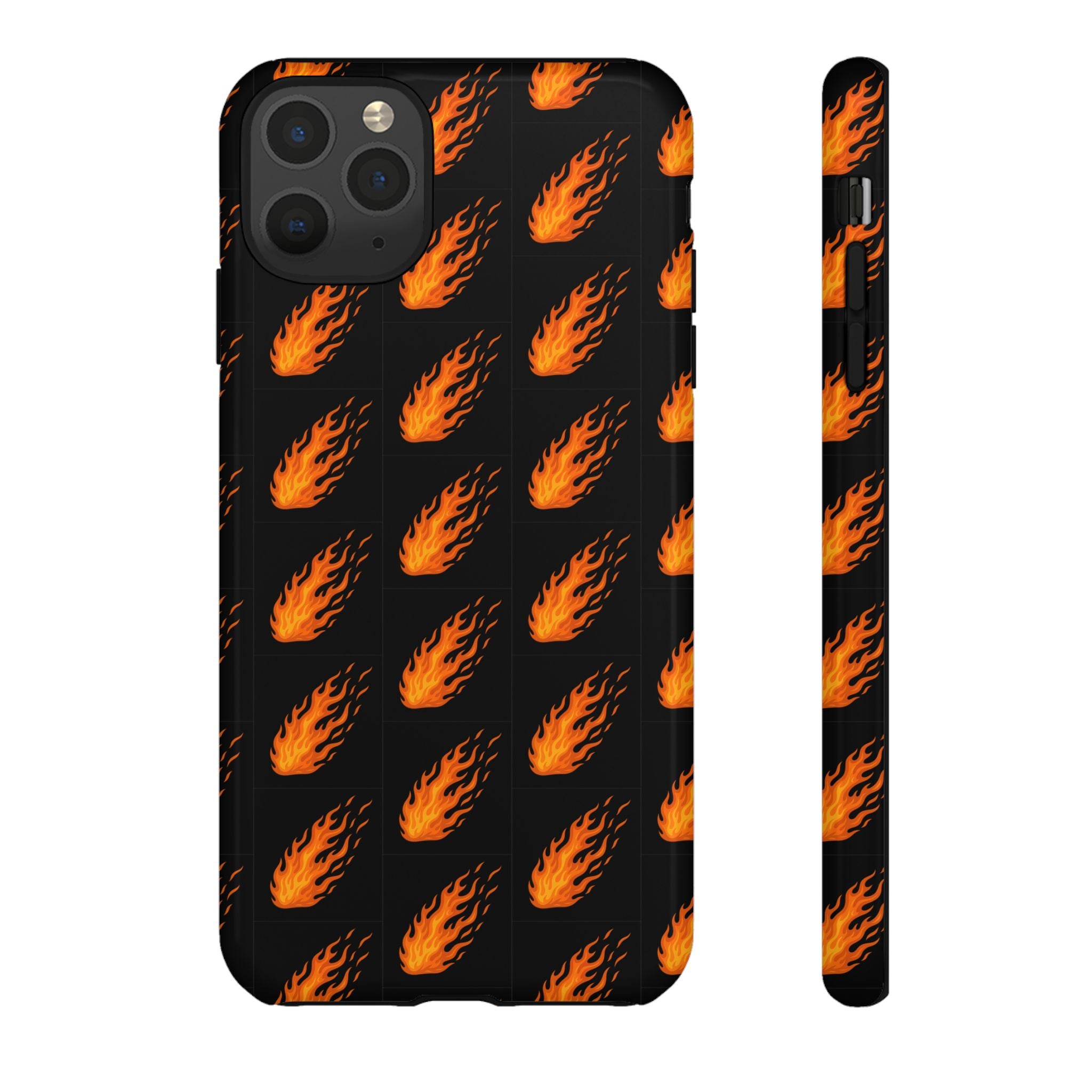 Flame Pattern Phone Case | Tough Cases for Adventurers, Gifts for Fire Lovers, Unique Cellphone Covers, Birthday Accessories, Cool [...]