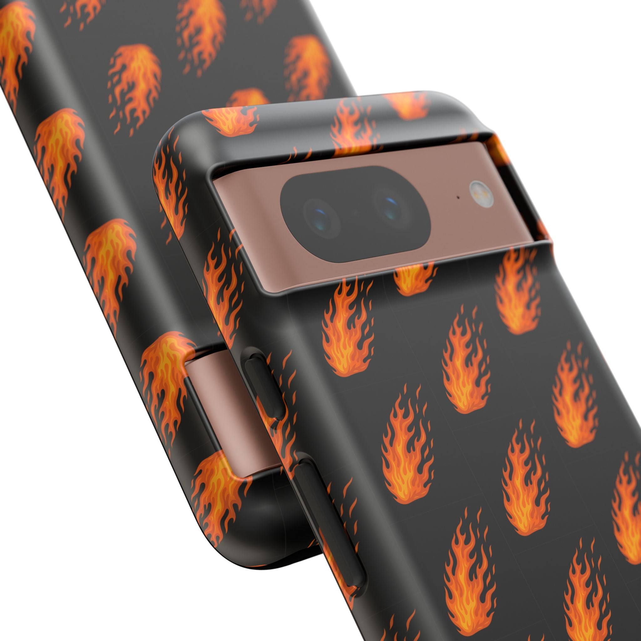 Flame Pattern Phone Case | Tough Cases for Adventurers, Gifts for Fire Lovers, Unique Cellphone Covers, Birthday Accessories, Cool [...]