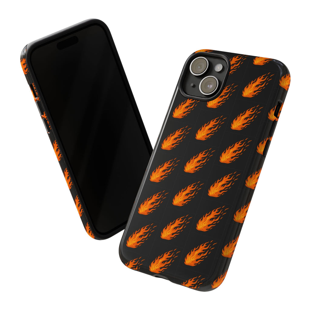 Flame Pattern Phone Case | Tough Cases for Adventurers, Gifts for Fire Lovers, Unique Cellphone Covers, Birthday Accessories, Cool [...]
