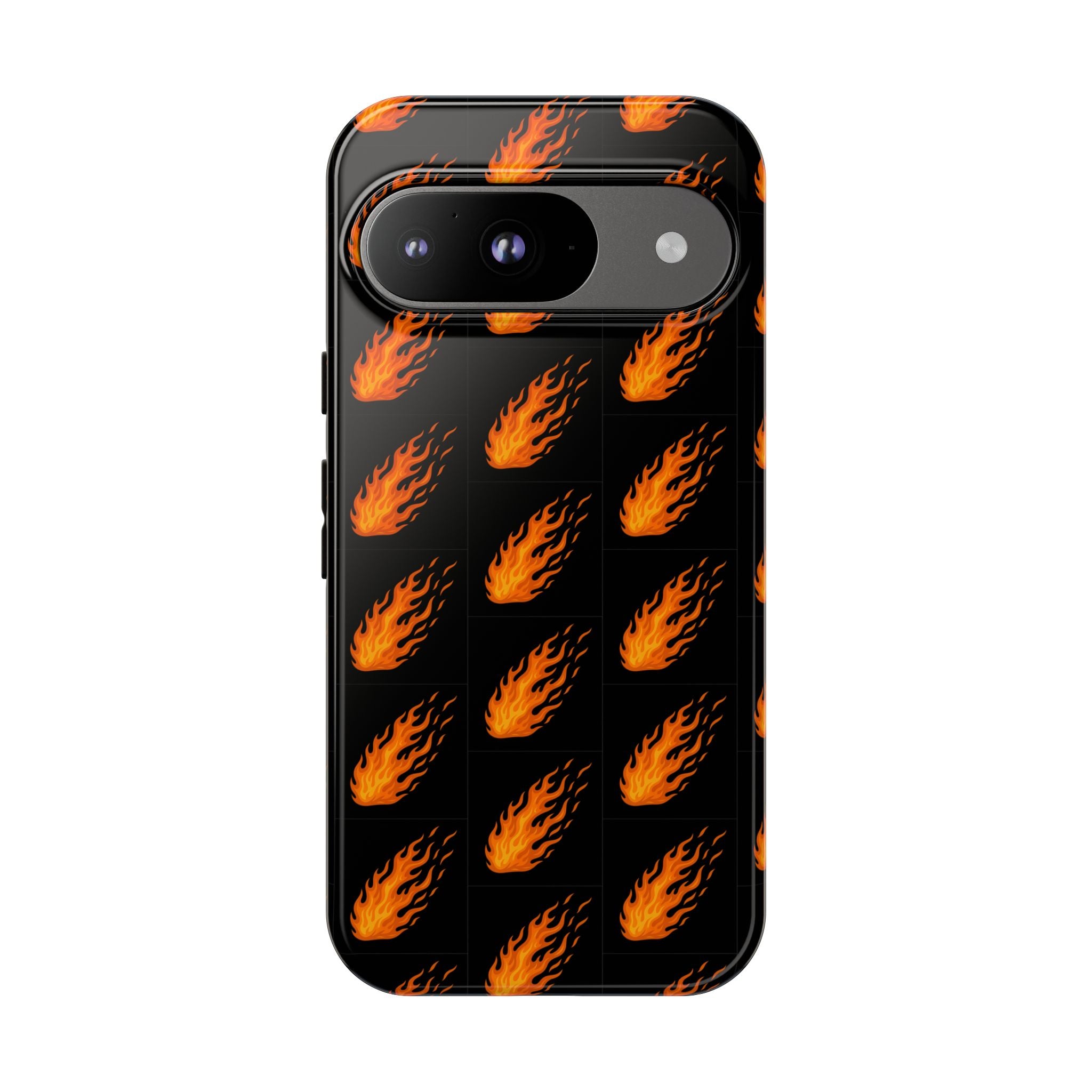 Flame Pattern Phone Case | Tough Cases for Adventurers, Gifts for Fire Lovers, Unique Cellphone Covers, Birthday Accessories, Cool [...]