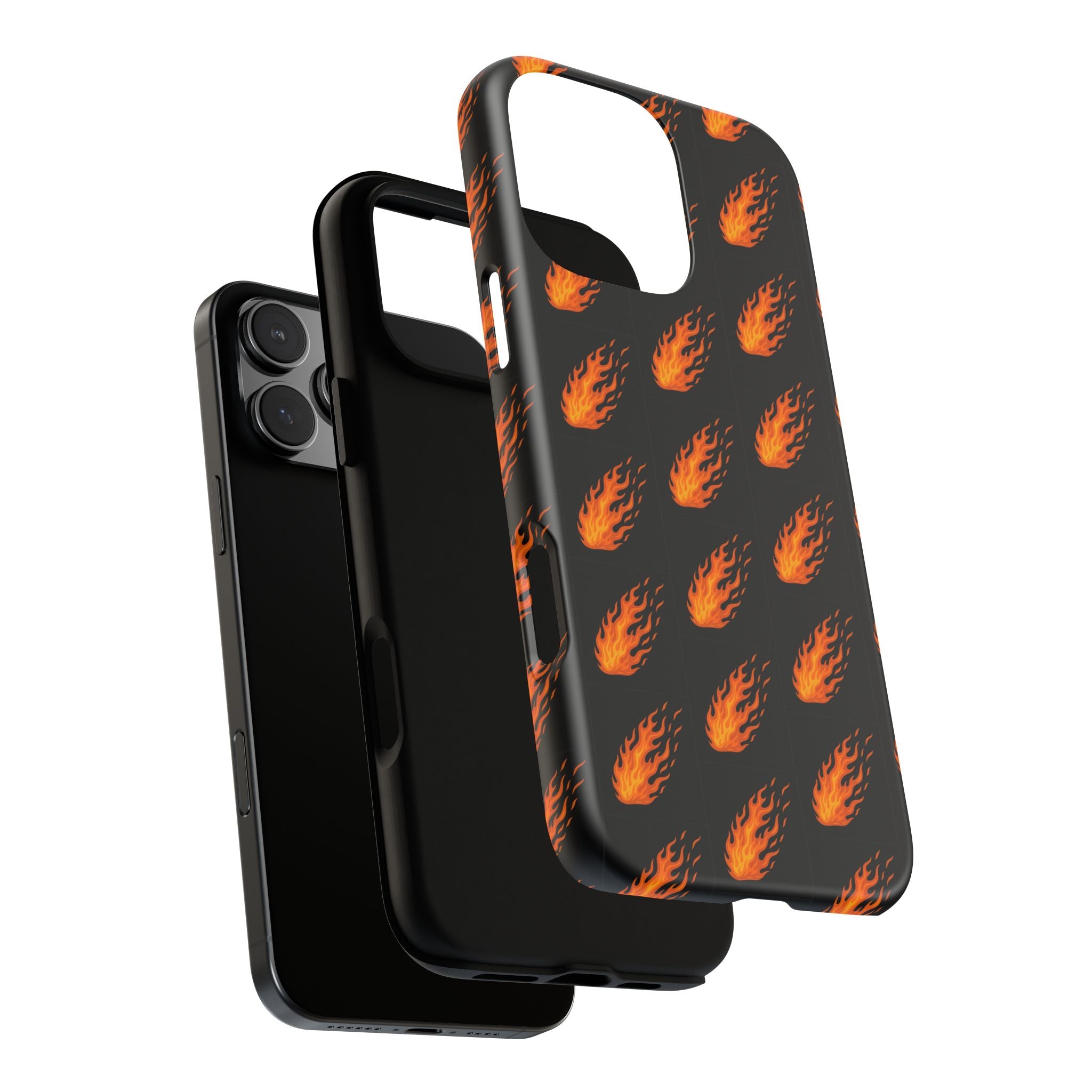 Flame Pattern Phone Case | Tough Cases for Adventurers, Gifts for Fire Lovers, Unique Cellphone Covers, Birthday Accessories, Cool [...]