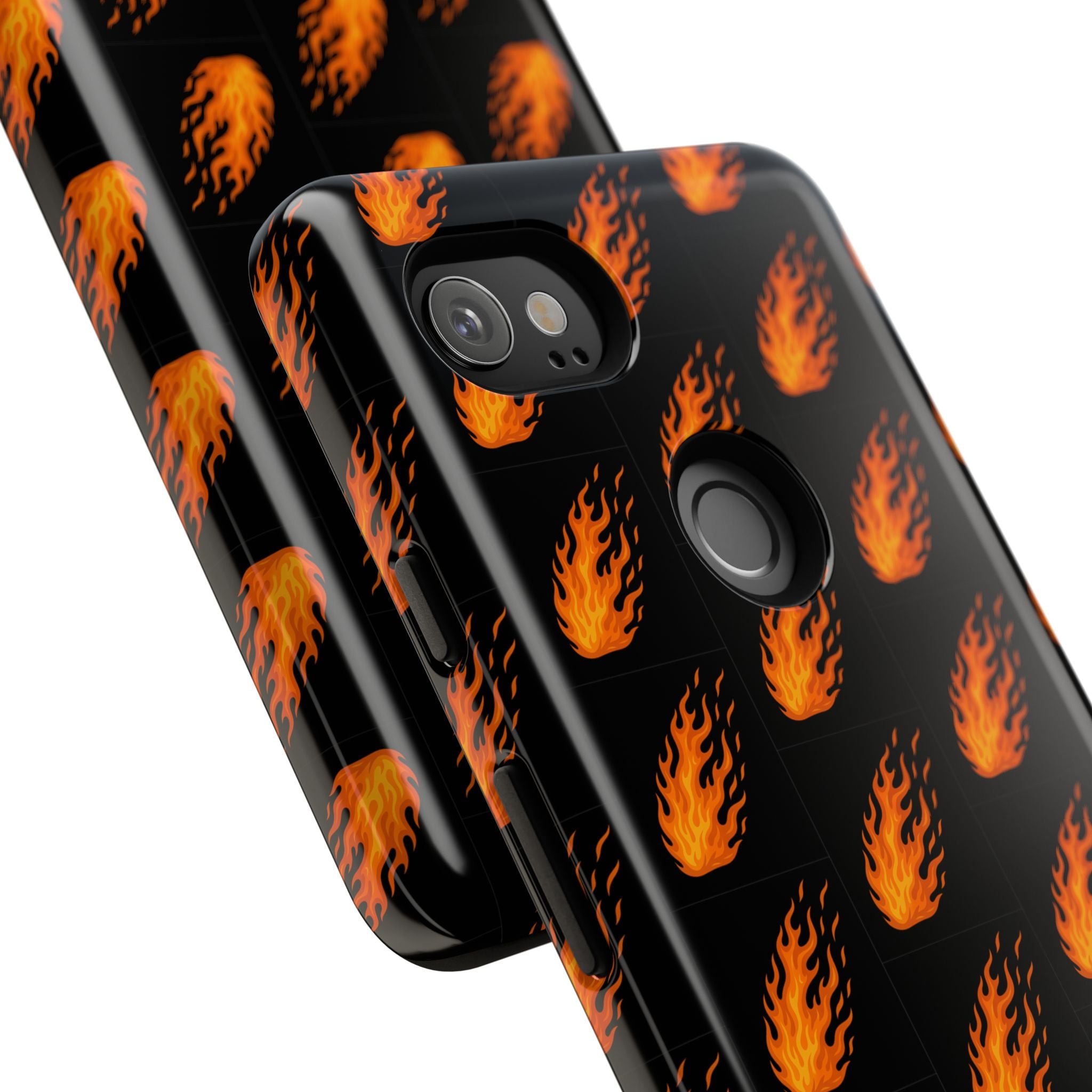 Flame Pattern Phone Case | Tough Cases for Adventurers, Gifts for Fire Lovers, Unique Cellphone Covers, Birthday Accessories, Cool [...]