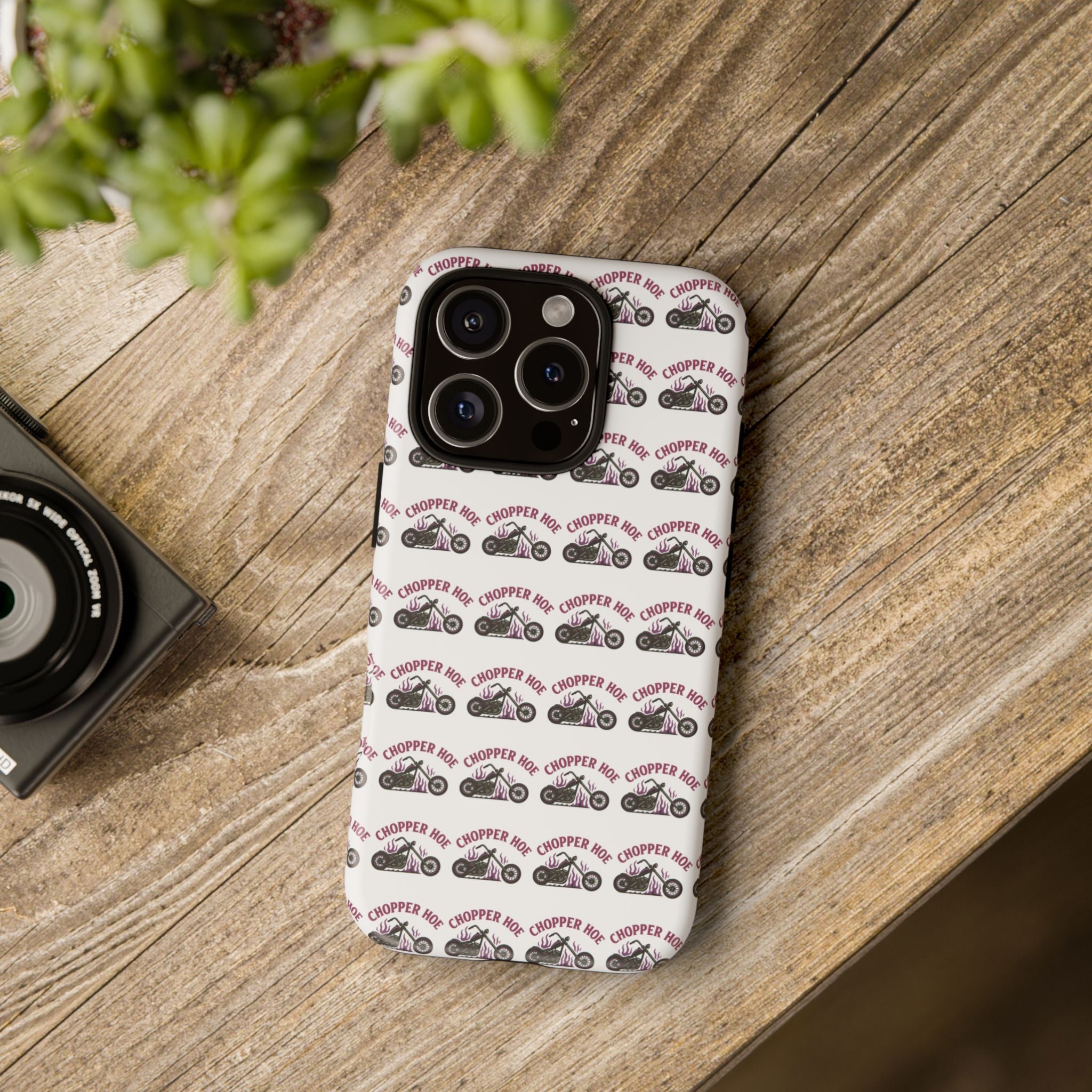 Chopper Hoe Phone Case, Tough Cases for Motorcycle Lovers, Biker Gifts, Custom Phone Cover, Cool Accessory for Him/Her