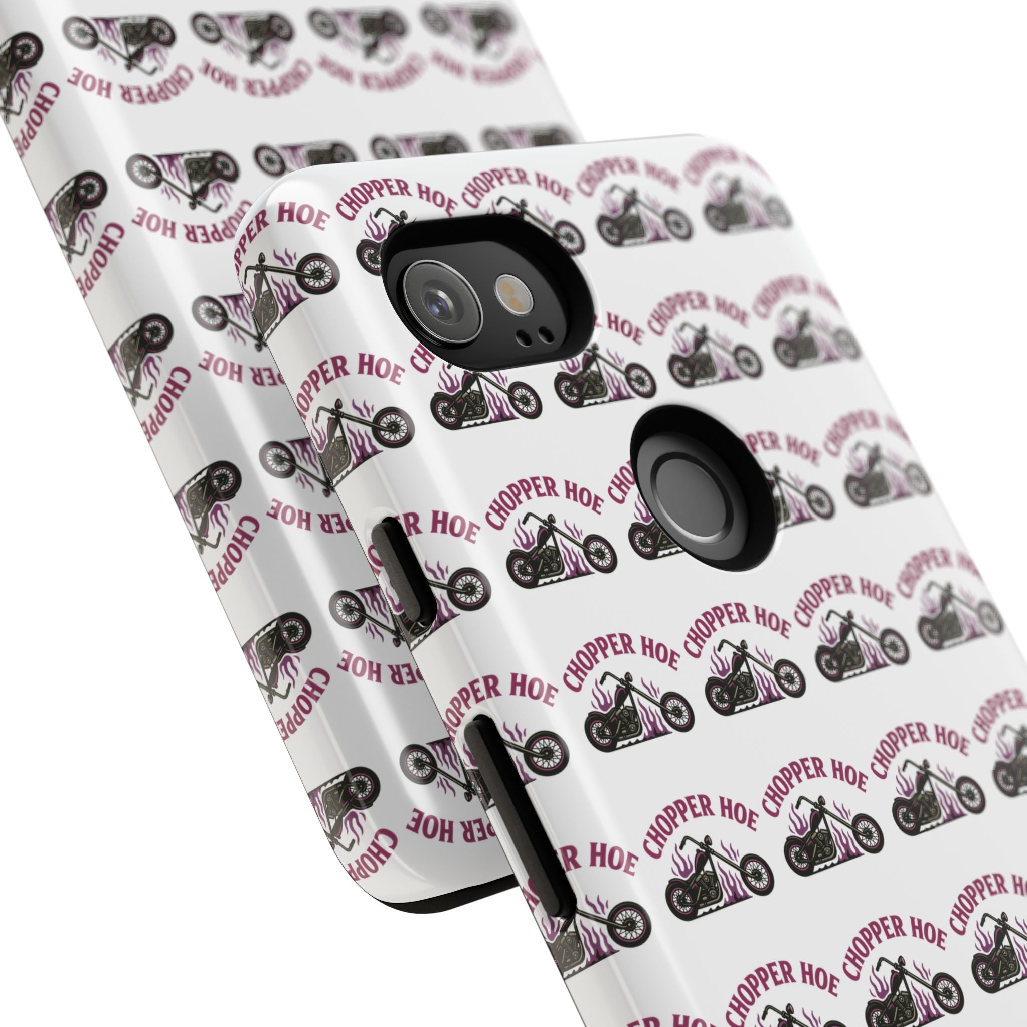 Chopper Hoe Phone Case, Tough Cases for Motorcycle Lovers, Biker Gifts, Custom Phone Cover, Cool Accessory for Him/Her