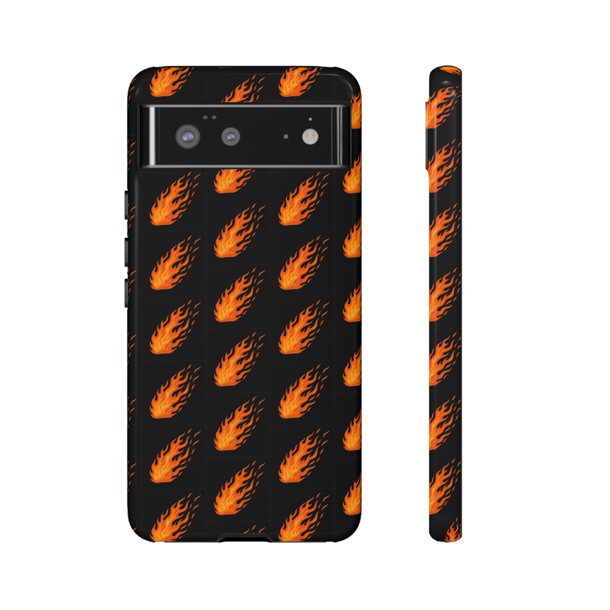 Flame Pattern Phone Case | Tough Cases for Adventurers, Gifts for Fire Lovers, Unique Cellphone Covers, Birthday Accessories, Cool [...]