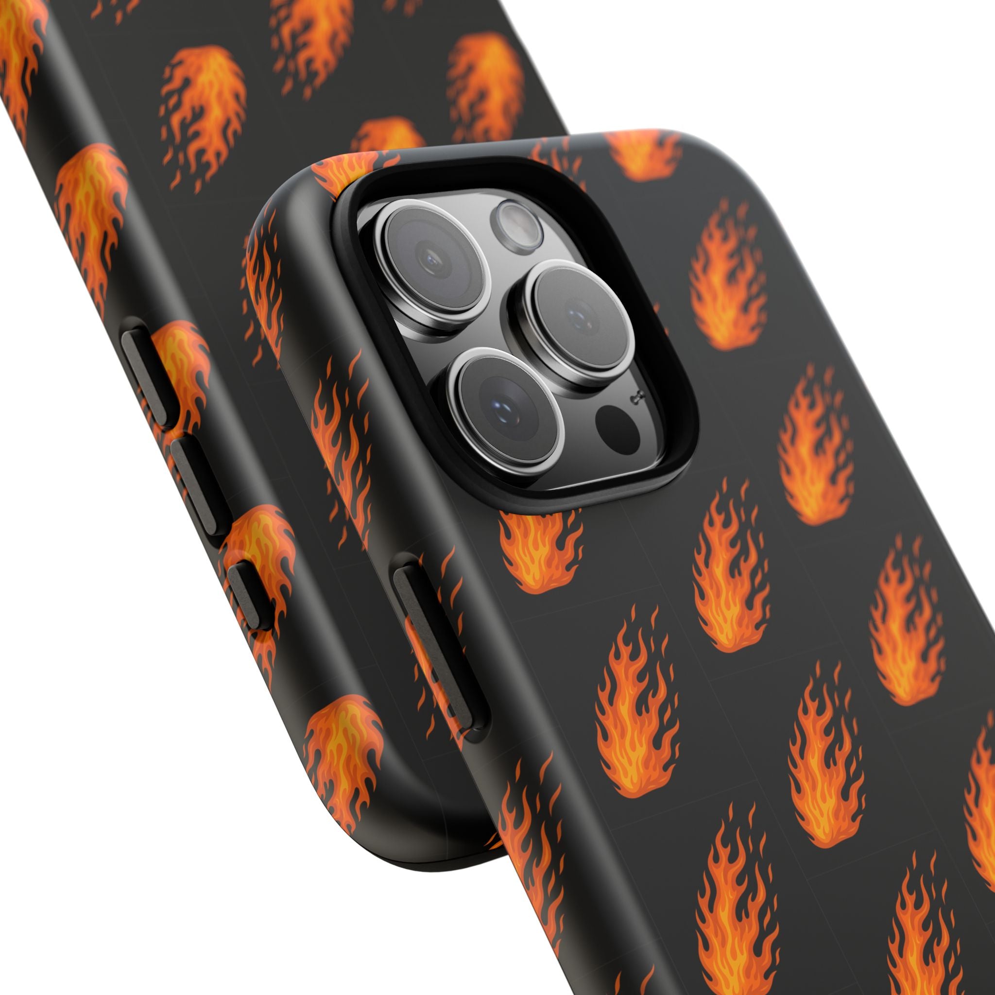 Flame Pattern Phone Case | Tough Cases for Adventurers, Gifts for Fire Lovers, Unique Cellphone Covers, Birthday Accessories, Cool [...]