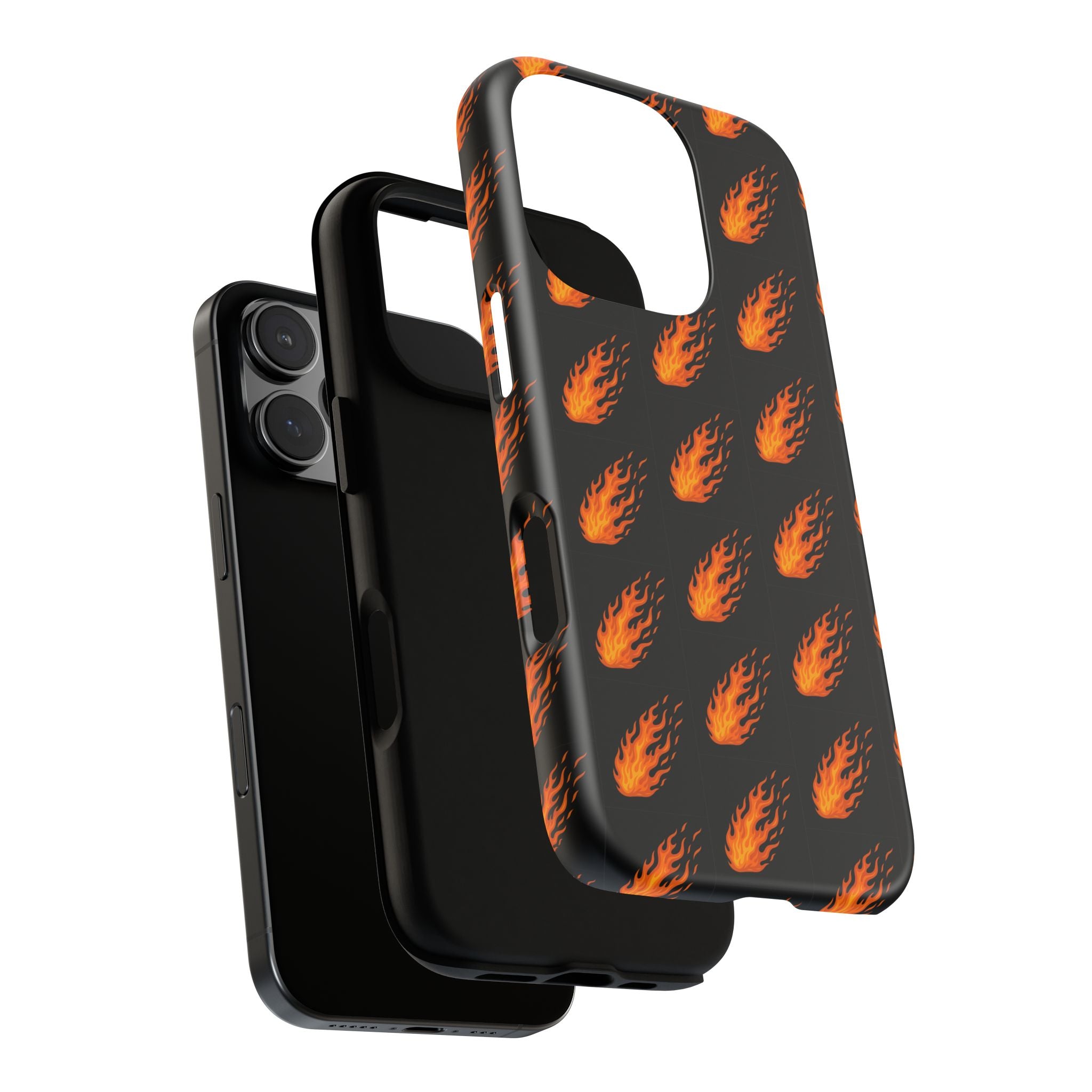 Flame Pattern Phone Case | Tough Cases for Adventurers, Gifts for Fire Lovers, Unique Cellphone Covers, Birthday Accessories, Cool [...]
