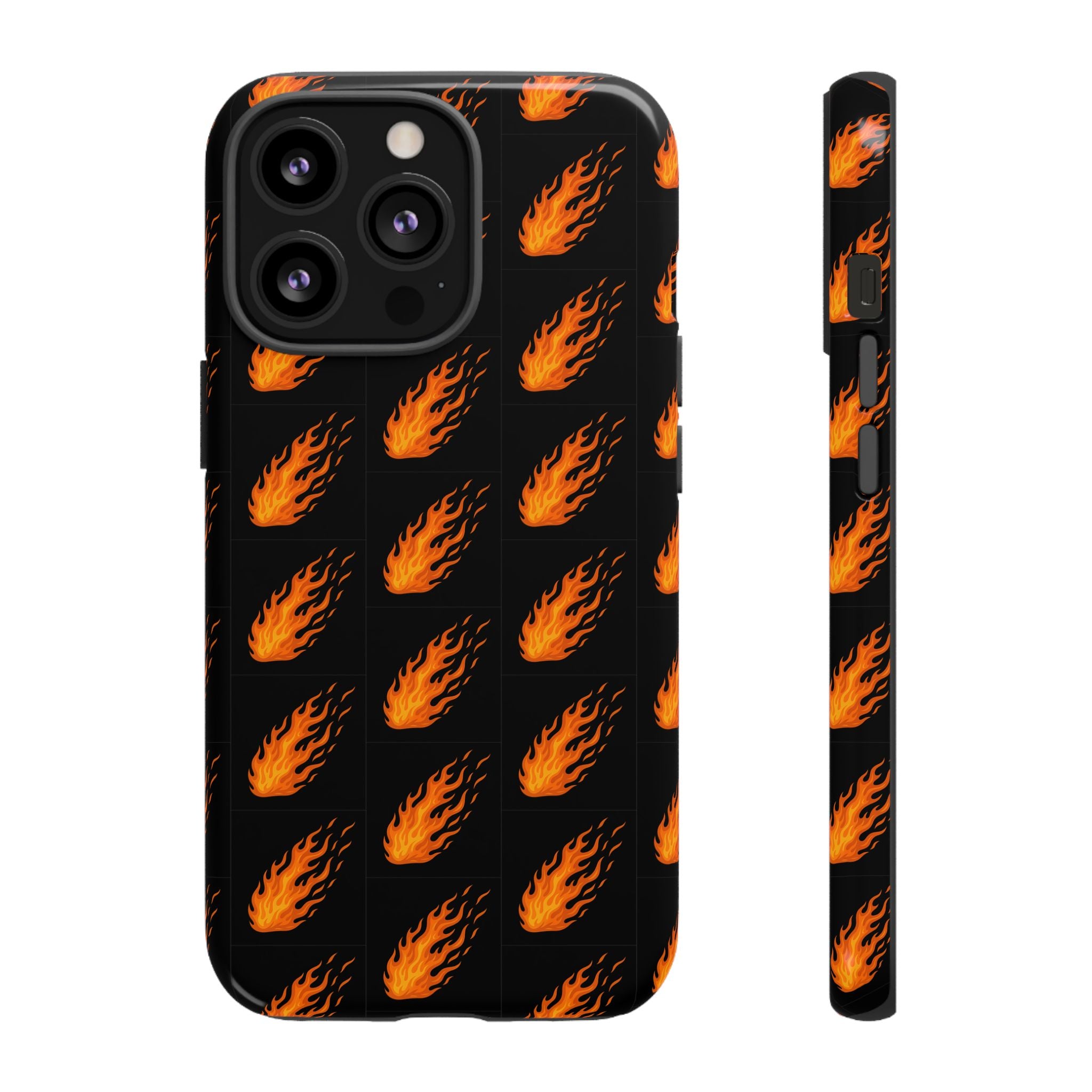Flame Pattern Phone Case | Tough Cases for Adventurers, Gifts for Fire Lovers, Unique Cellphone Covers, Birthday Accessories, Cool [...]