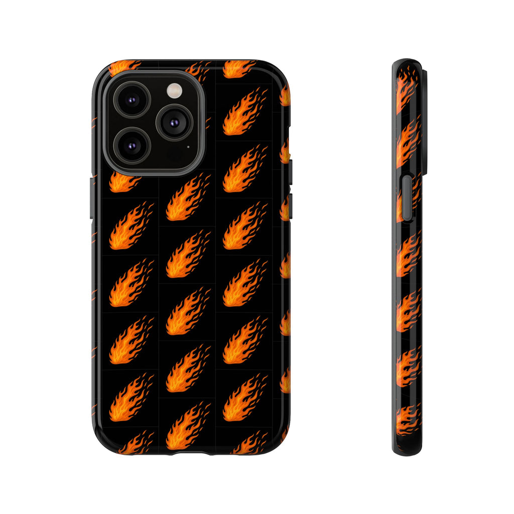 Flame Pattern Phone Case | Tough Cases for Adventurers, Gifts for Fire Lovers, Unique Cellphone Covers, Birthday Accessories, Cool [...]