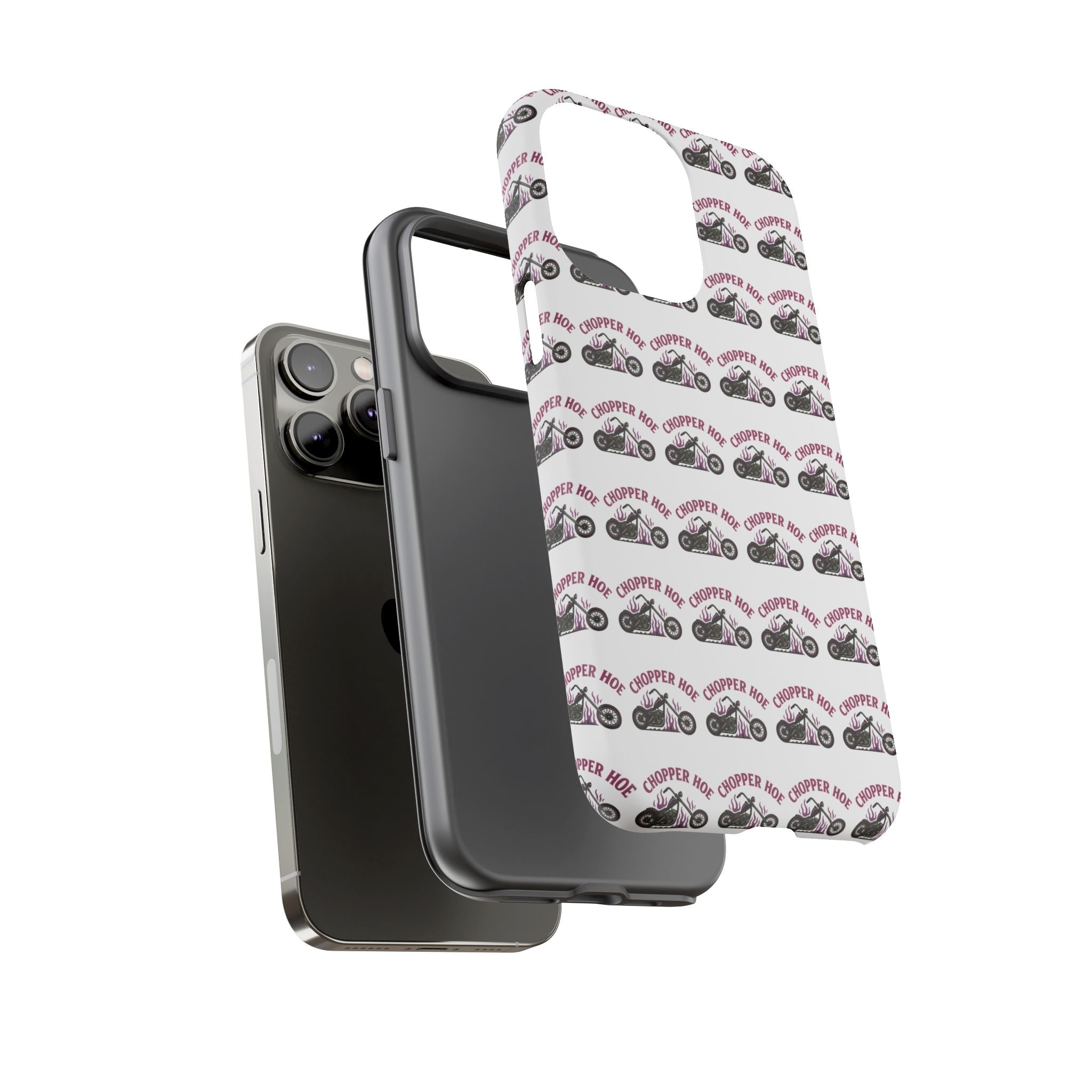 Chopper Hoe Phone Case, Tough Cases for Motorcycle Lovers, Biker Gifts, Custom Phone Cover, Cool Accessory for Him/Her