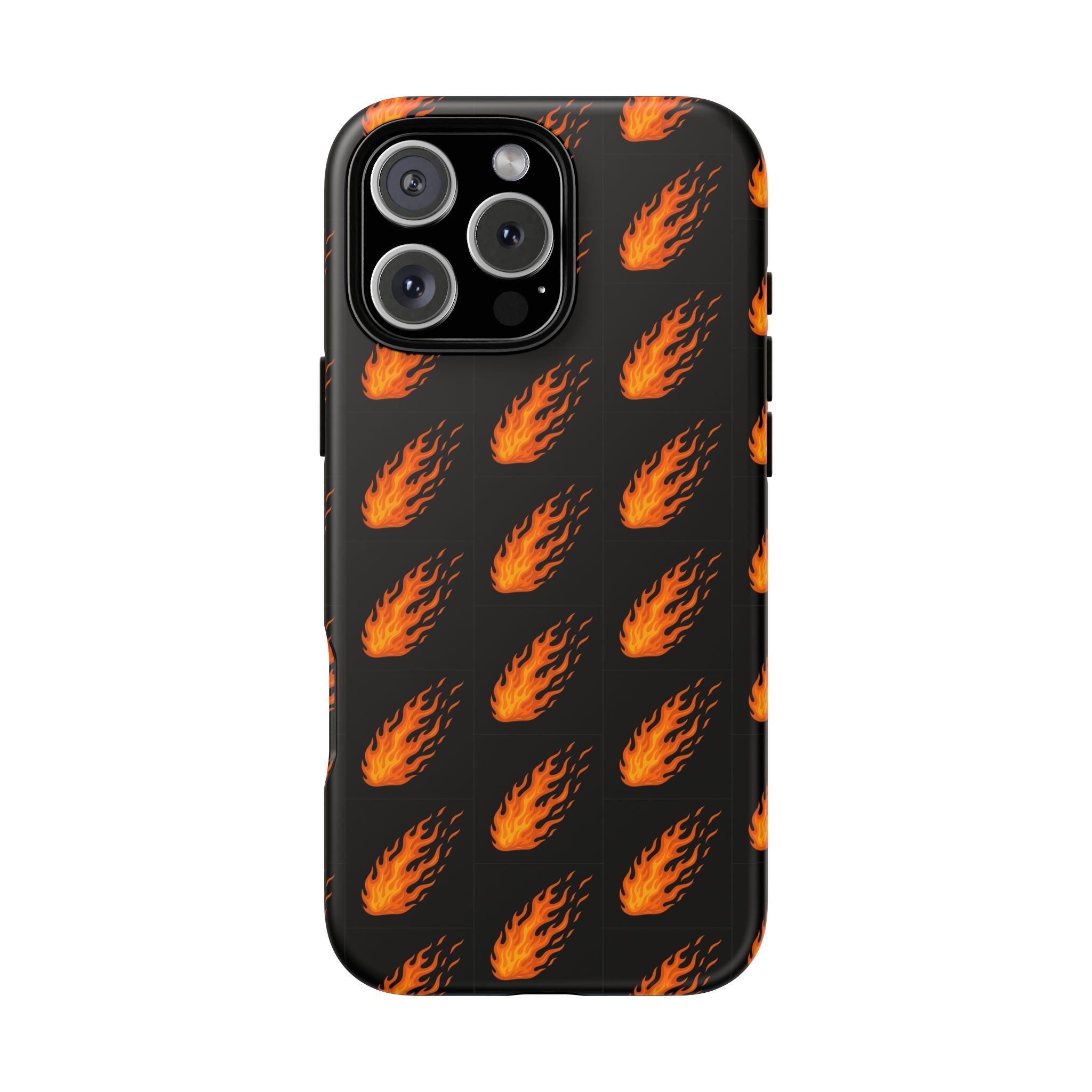 Flame Pattern Phone Case | Tough Cases for Adventurers, Gifts for Fire Lovers, Unique Cellphone Covers, Birthday Accessories, Cool [...]