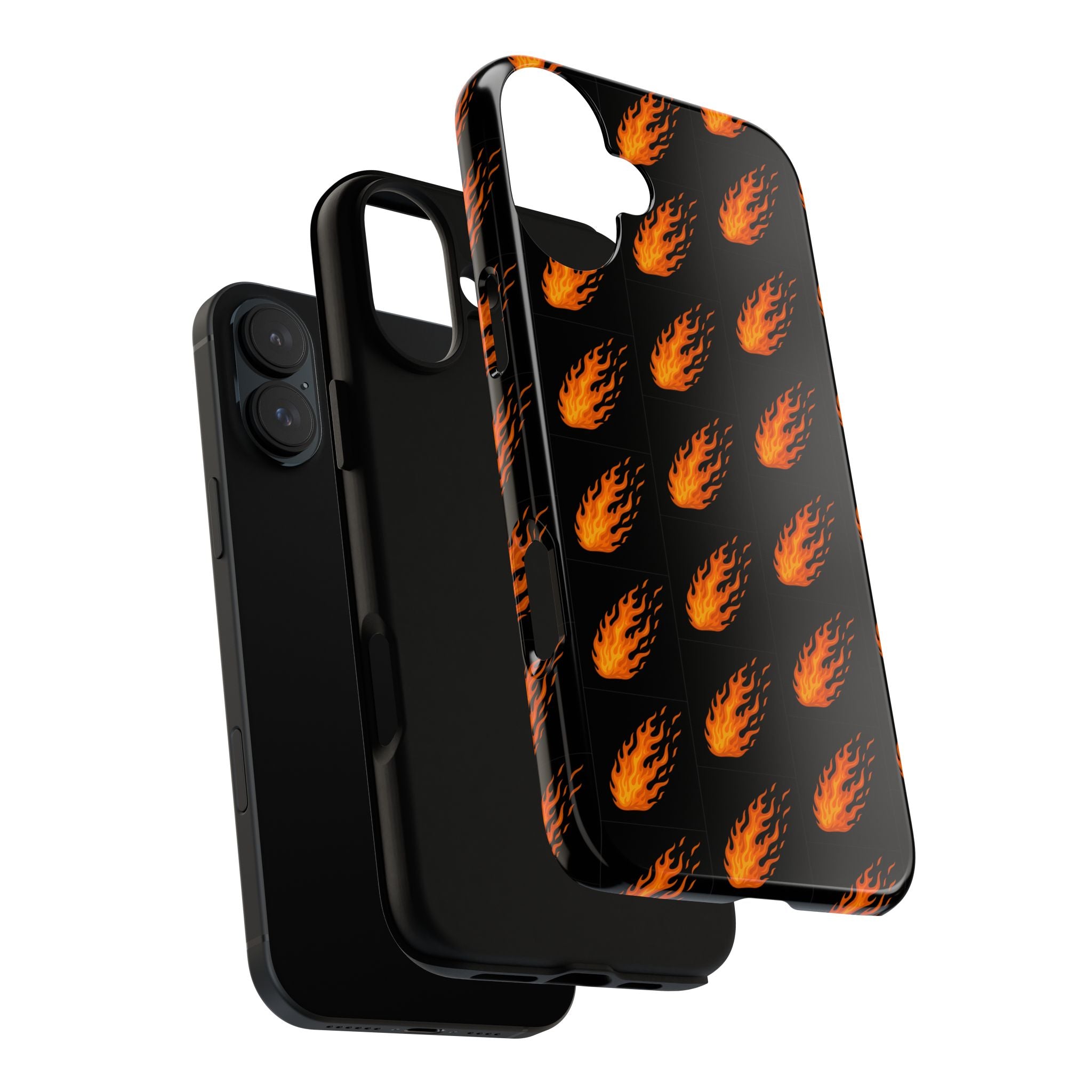 Flame Pattern Phone Case | Tough Cases for Adventurers, Gifts for Fire Lovers, Unique Cellphone Covers, Birthday Accessories, Cool [...]