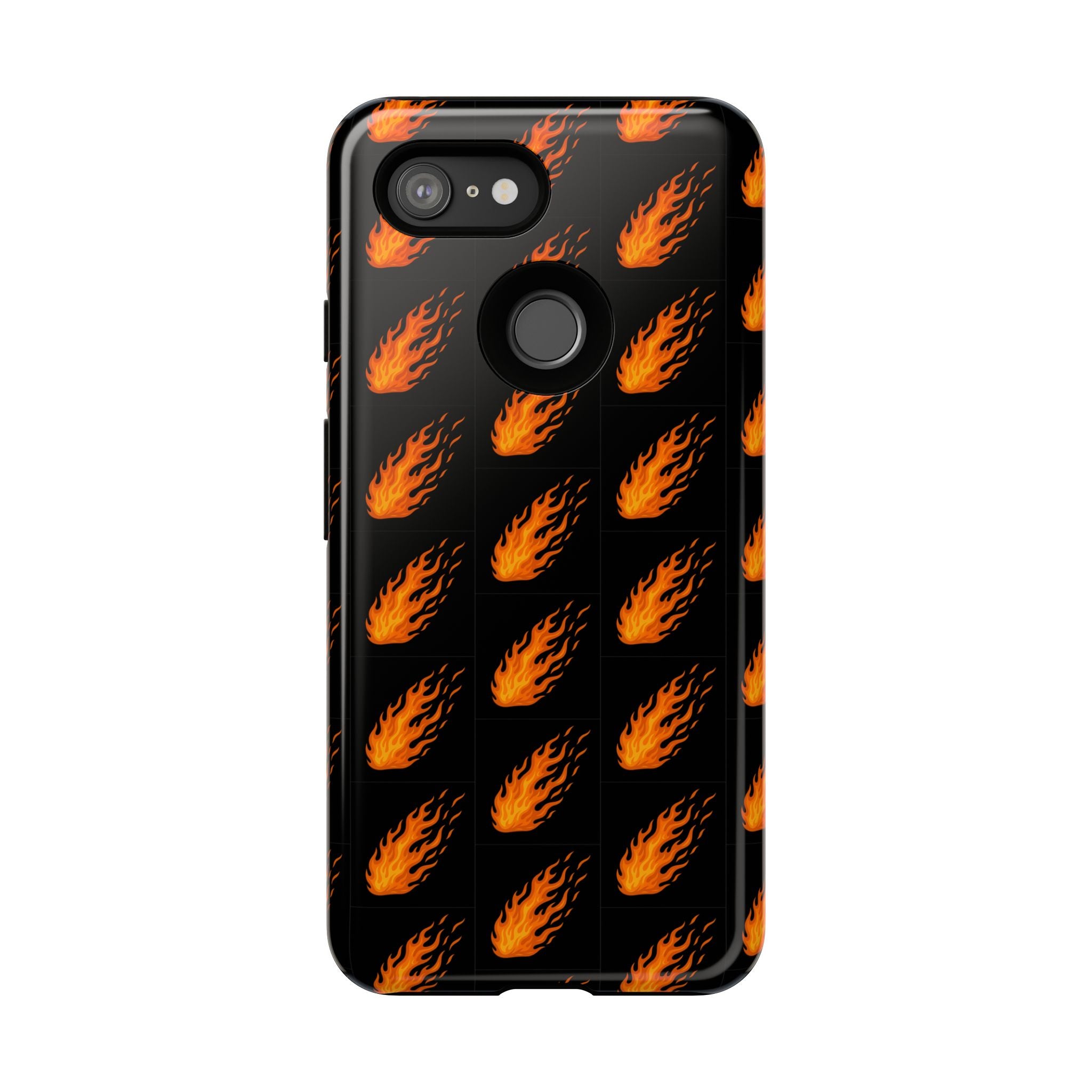 Flame Pattern Phone Case | Tough Cases for Adventurers, Gifts for Fire Lovers, Unique Cellphone Covers, Birthday Accessories, Cool [...]