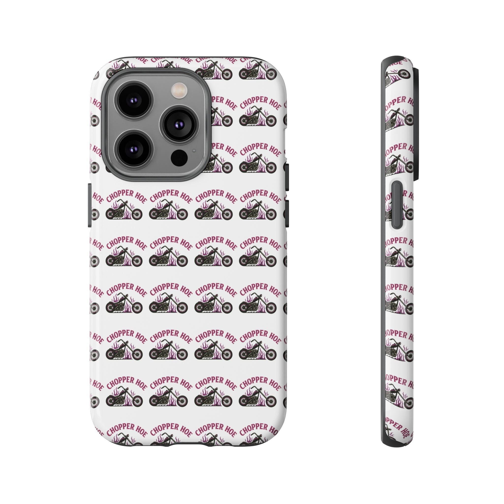 Chopper Hoe Phone Case, Tough Cases for Motorcycle Lovers, Biker Gifts, Custom Phone Cover, Cool Accessory for Him/Her