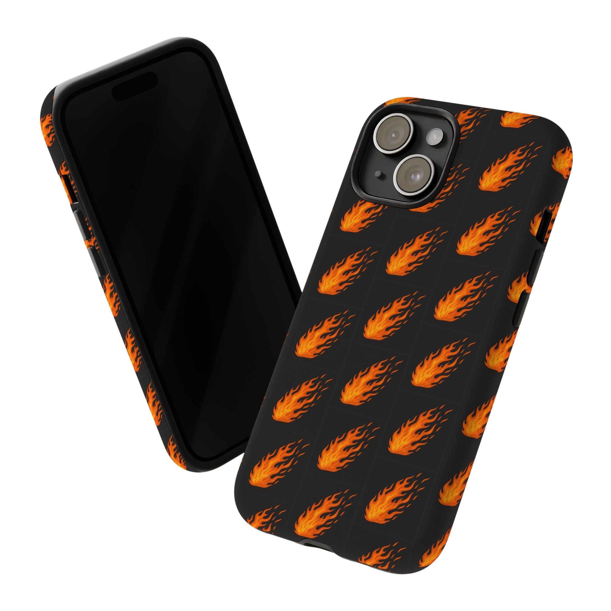 Flame Pattern Phone Case | Tough Cases for Adventurers, Gifts for Fire Lovers, Unique Cellphone Covers, Birthday Accessories, Cool [...]