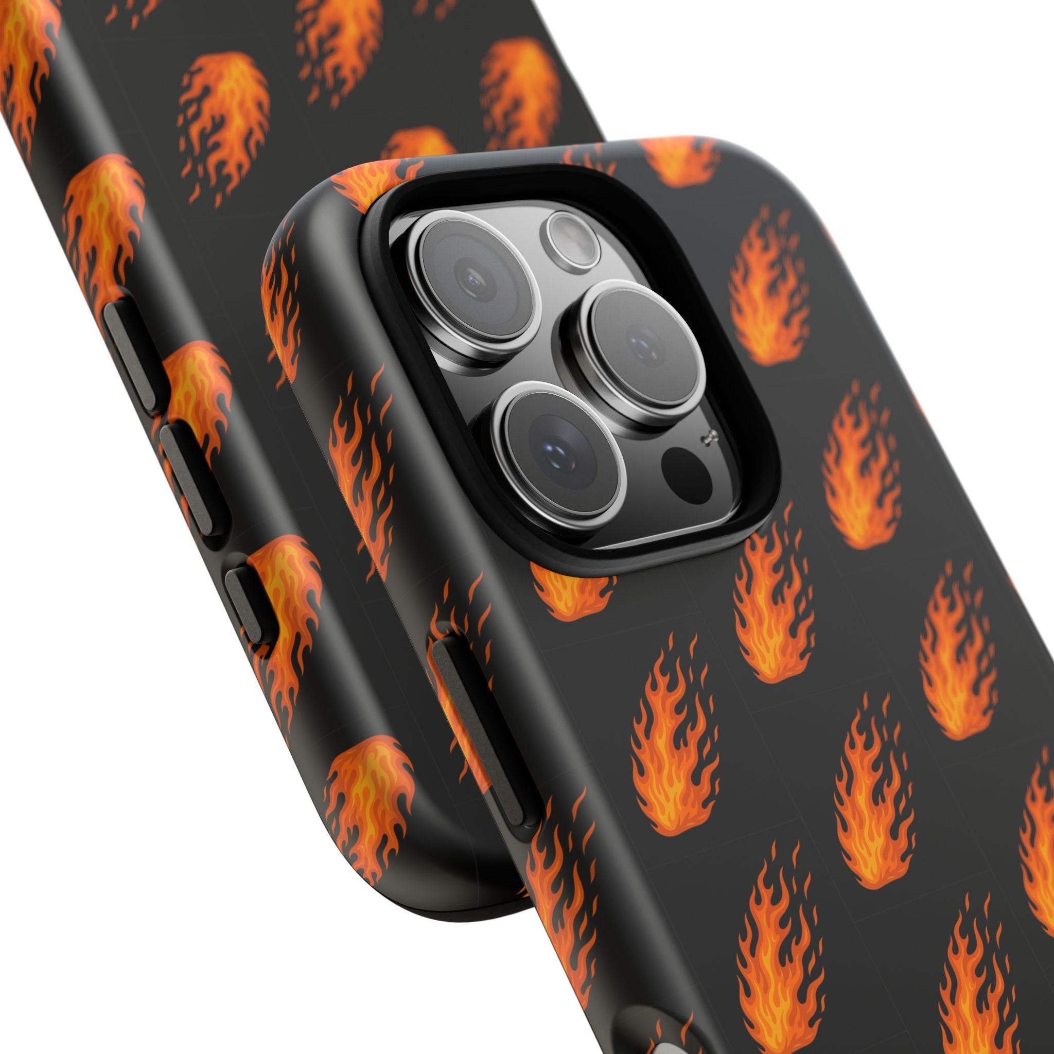 Flame Pattern Phone Case | Tough Cases for Adventurers, Gifts for Fire Lovers, Unique Cellphone Covers, Birthday Accessories, Cool [...]