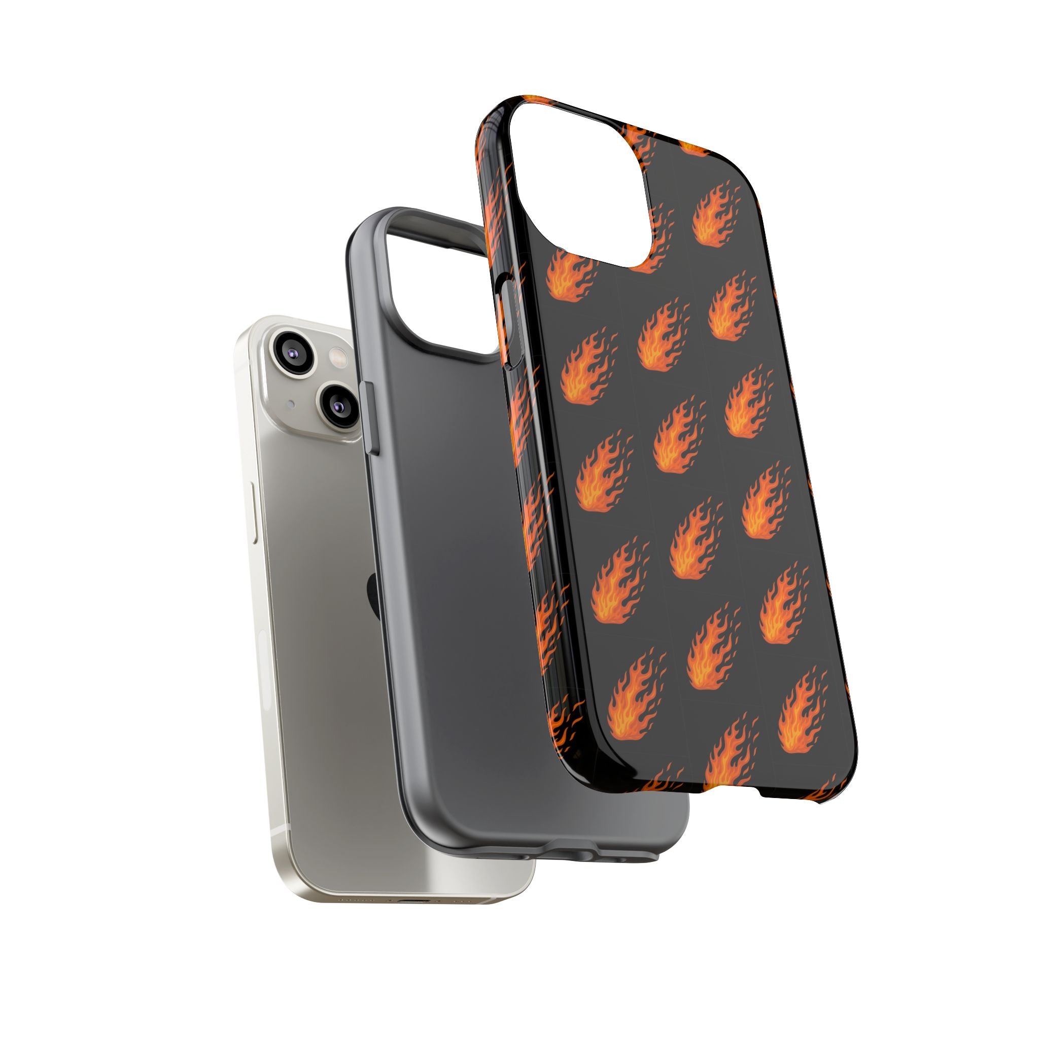 Flame Pattern Phone Case | Tough Cases for Adventurers, Gifts for Fire Lovers, Unique Cellphone Covers, Birthday Accessories, Cool [...]