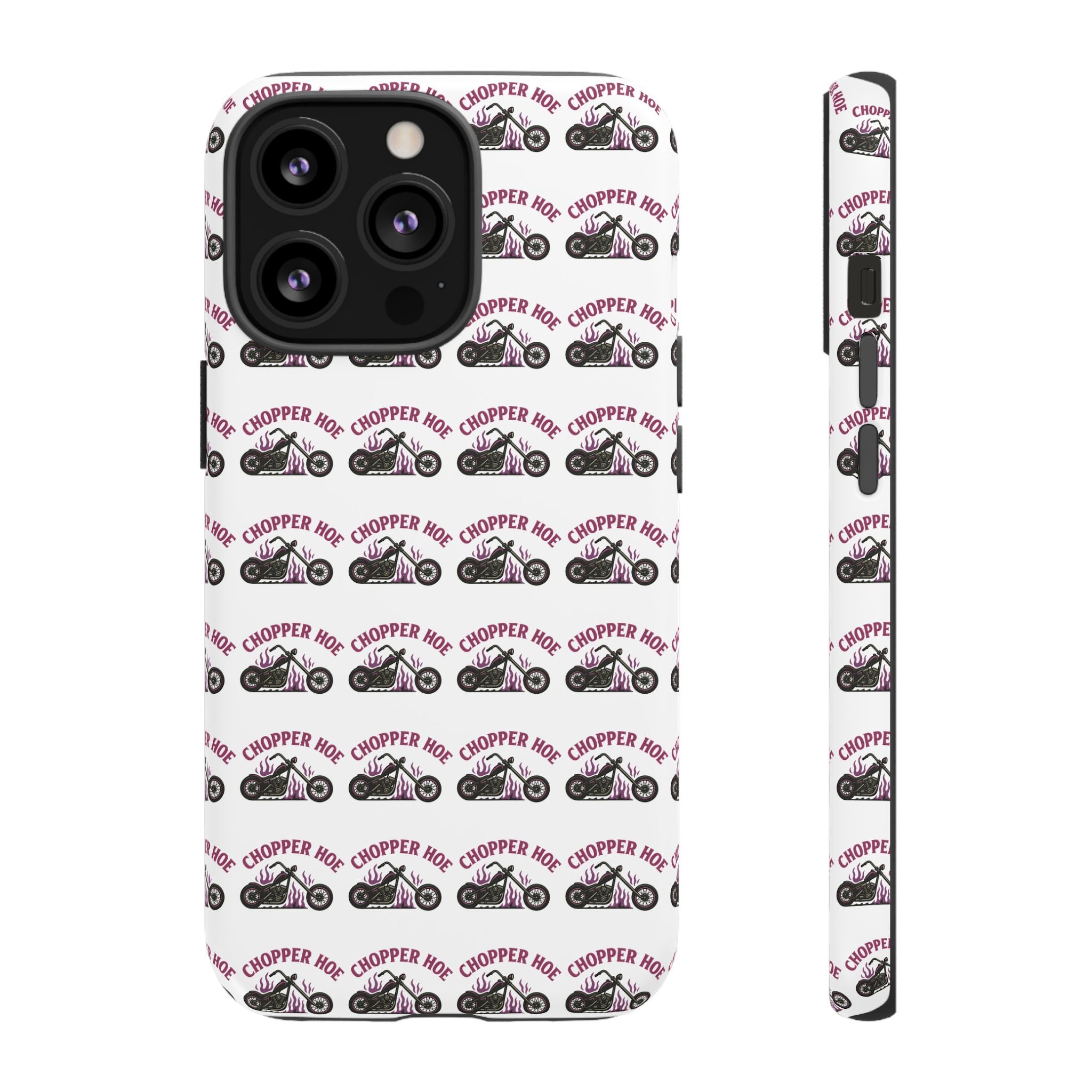 Chopper Hoe Phone Case, Tough Cases for Motorcycle Lovers, Biker Gifts, Custom Phone Cover, Cool Accessory for Him/Her