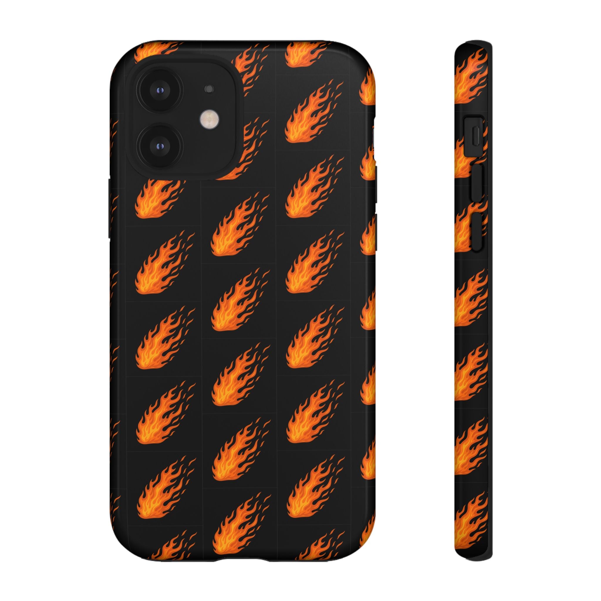 Flame Pattern Phone Case | Tough Cases for Adventurers, Gifts for Fire Lovers, Unique Cellphone Covers, Birthday Accessories, Cool [...]