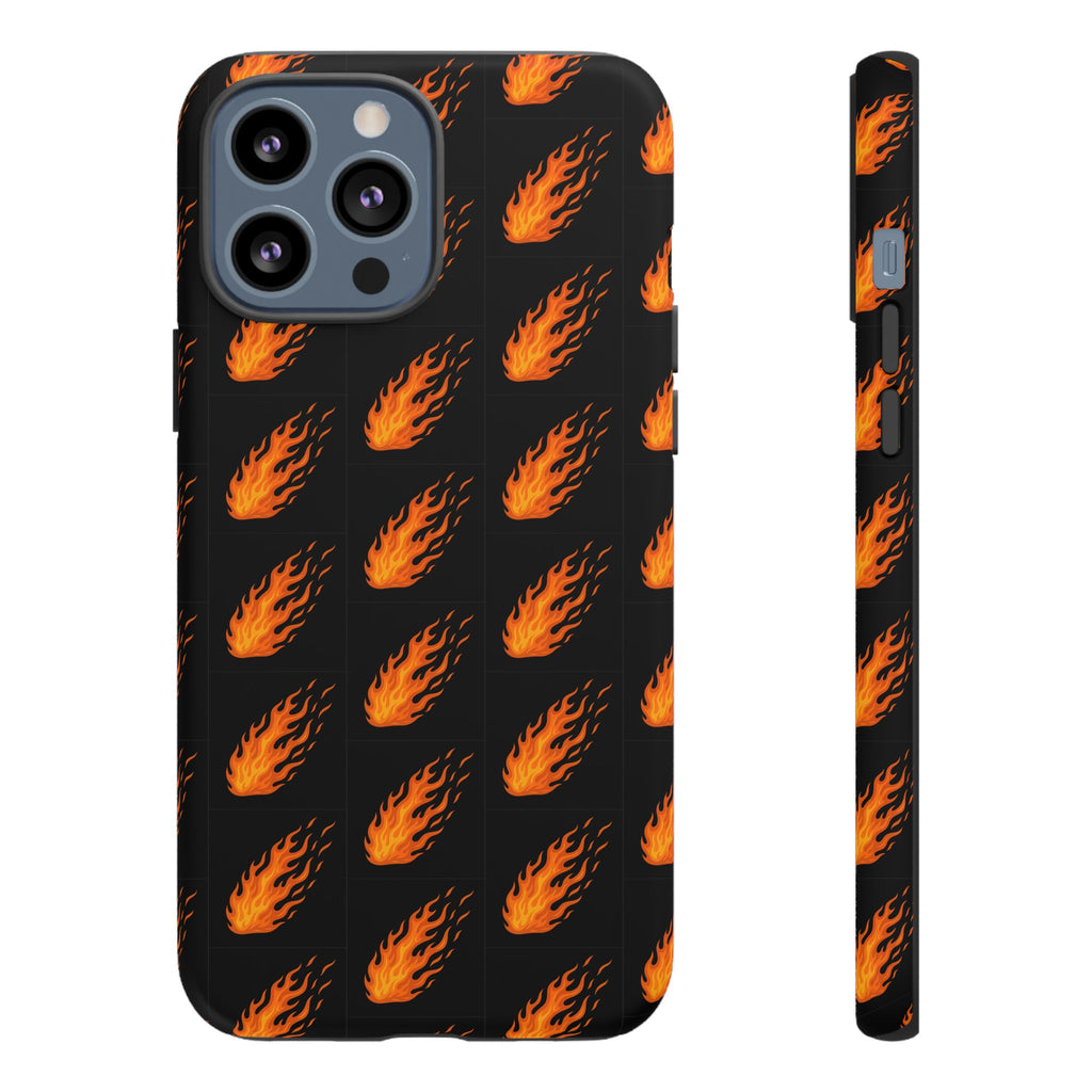 Flame Pattern Phone Case | Tough Cases for Adventurers, Gifts for Fire Lovers, Unique Cellphone Covers, Birthday Accessories, Cool [...]