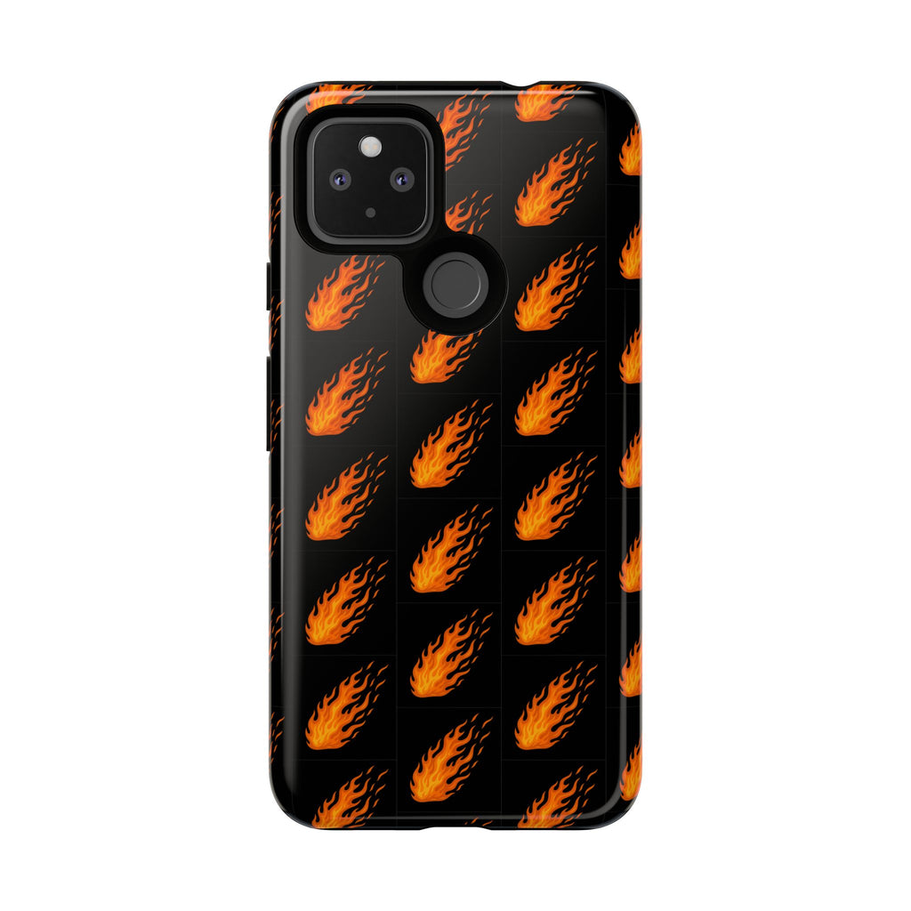 Flame Pattern Phone Case | Tough Cases for Adventurers, Gifts for Fire Lovers, Unique Cellphone Covers, Birthday Accessories, Cool [...]