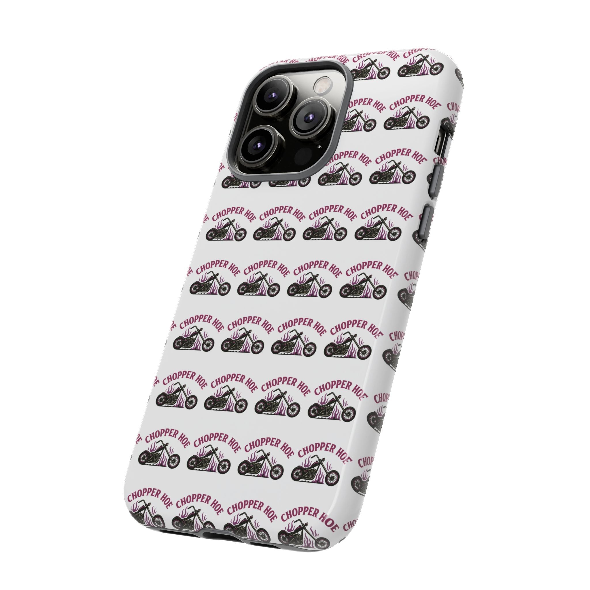 Chopper Hoe Phone Case, Tough Cases for Motorcycle Lovers, Biker Gifts, Custom Phone Cover, Cool Accessory for Him/Her