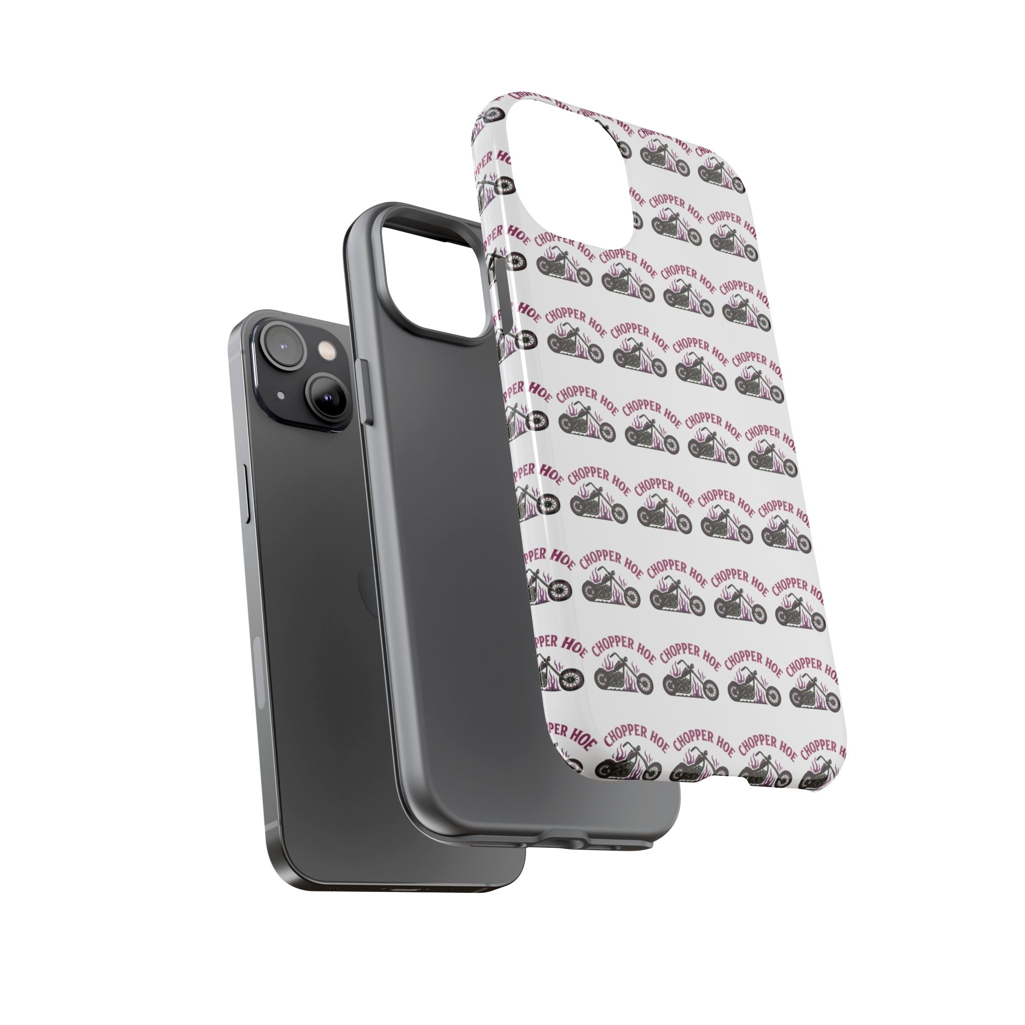 Chopper Hoe Phone Case, Tough Cases for Motorcycle Lovers, Biker Gifts, Custom Phone Cover, Cool Accessory for Him/Her