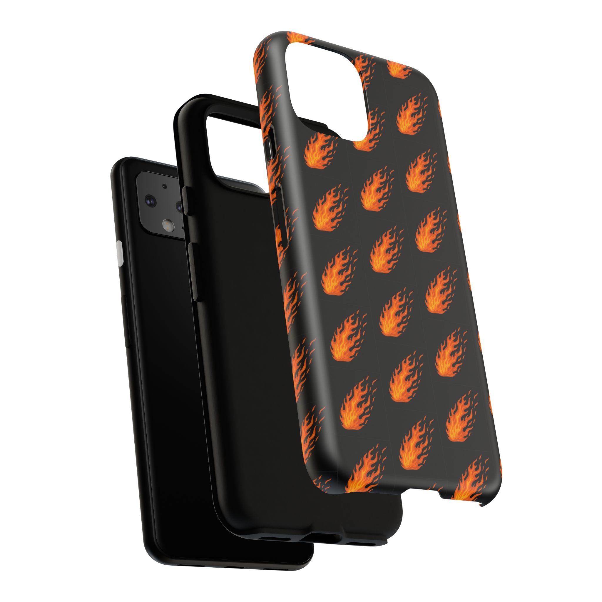 Flame Pattern Phone Case | Tough Cases for Adventurers, Gifts for Fire Lovers, Unique Cellphone Covers, Birthday Accessories, Cool [...]