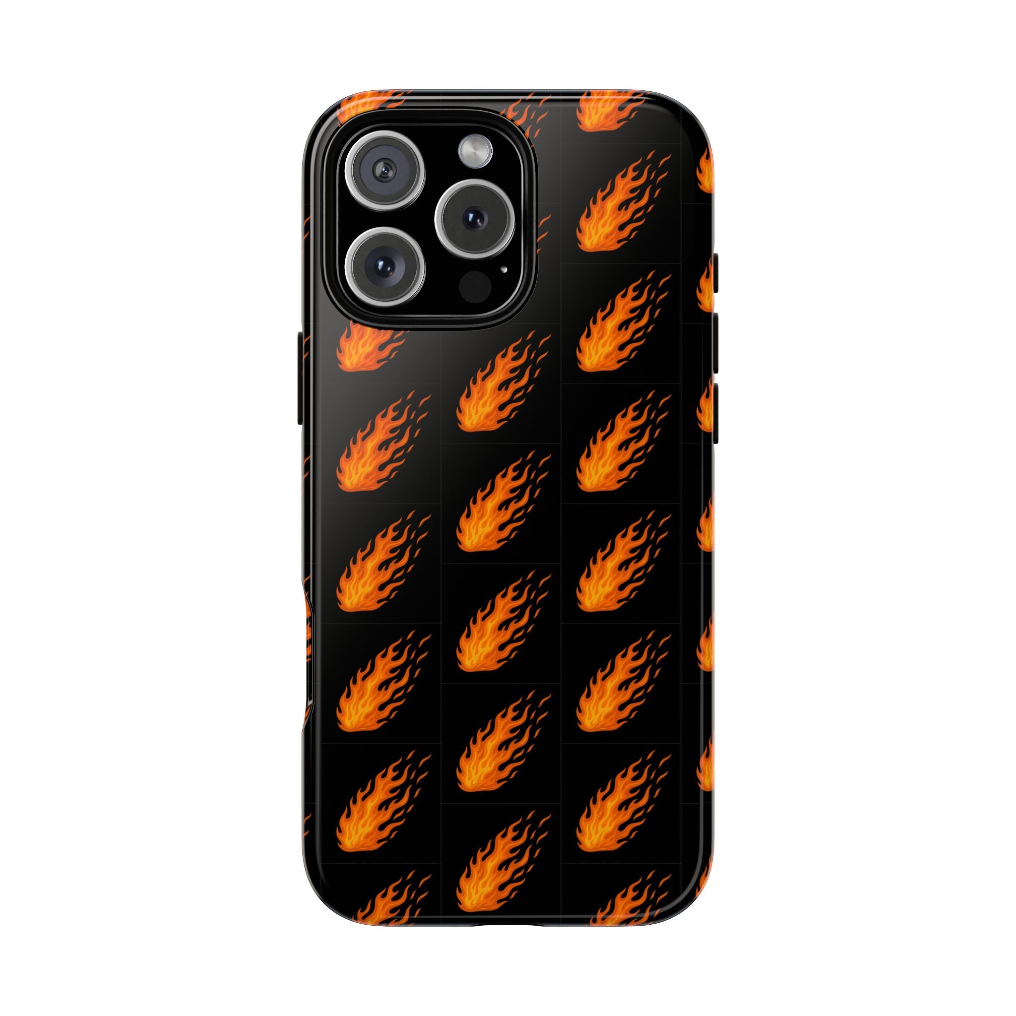 Flame Pattern Phone Case | Tough Cases for Adventurers, Gifts for Fire Lovers, Unique Cellphone Covers, Birthday Accessories, Cool [...]