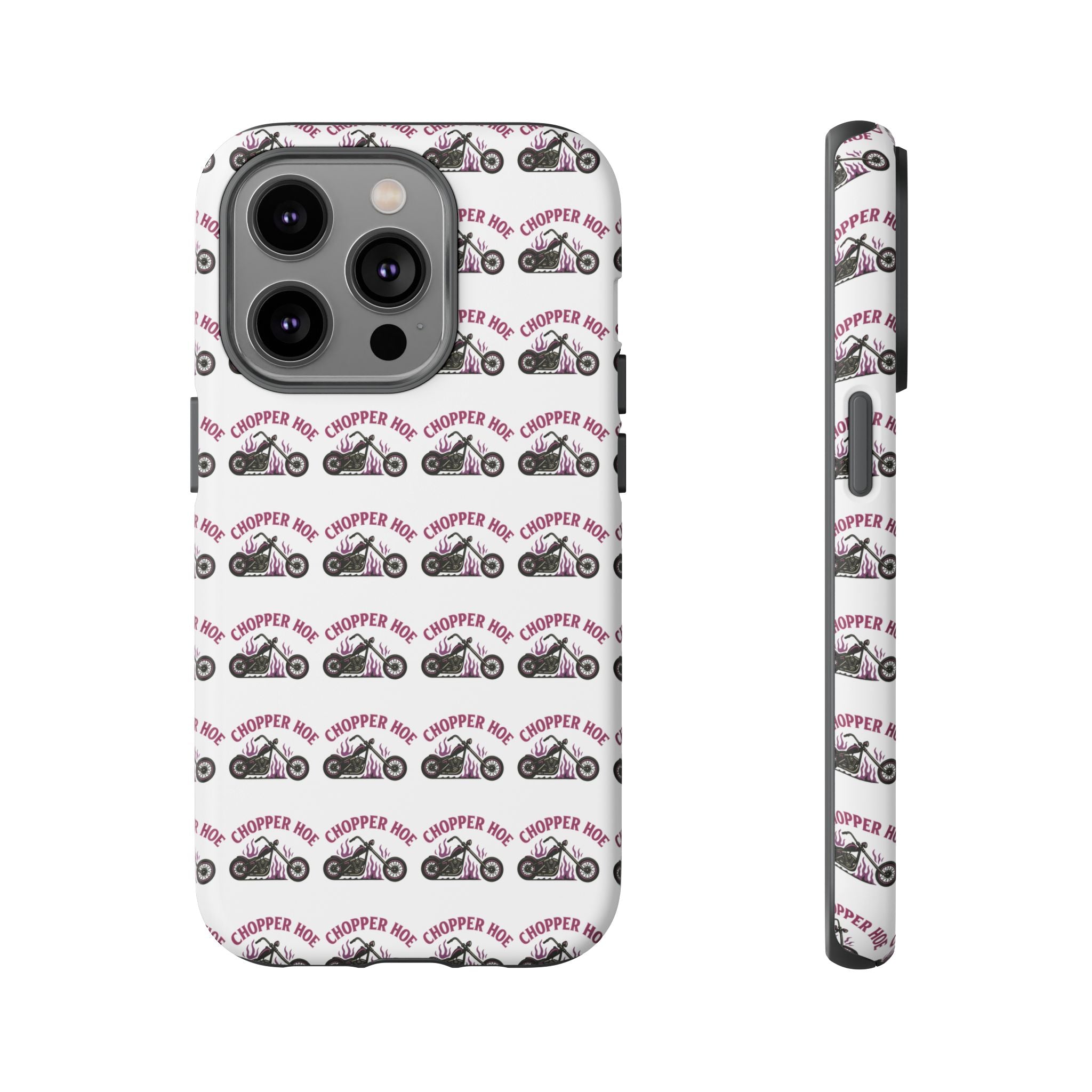 Chopper Hoe Phone Case, Tough Cases for Motorcycle Lovers, Biker Gifts, Custom Phone Cover, Cool Accessory for Him/Her