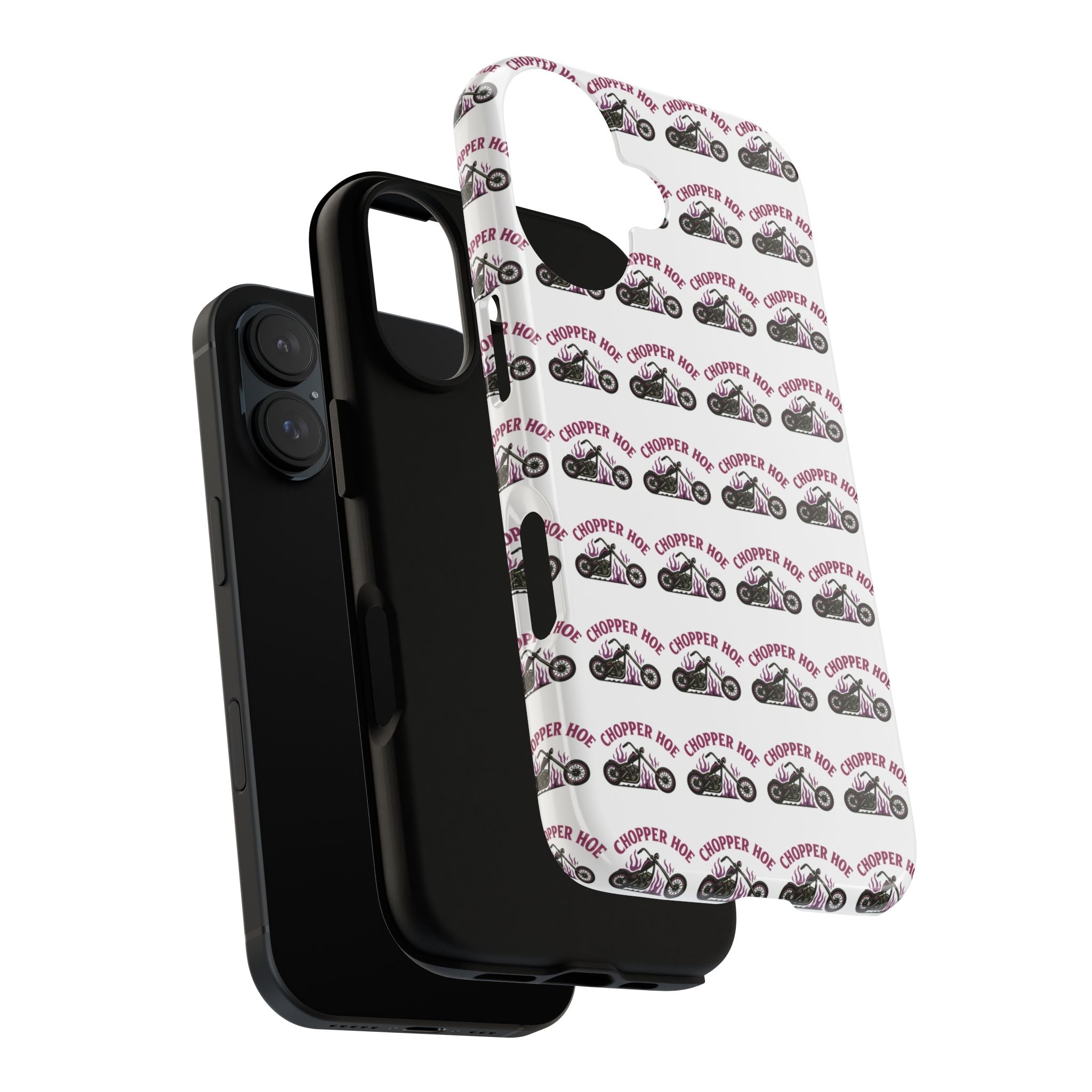 Chopper Hoe Phone Case, Tough Cases for Motorcycle Lovers, Biker Gifts, Custom Phone Cover, Cool Accessory for Him/Her