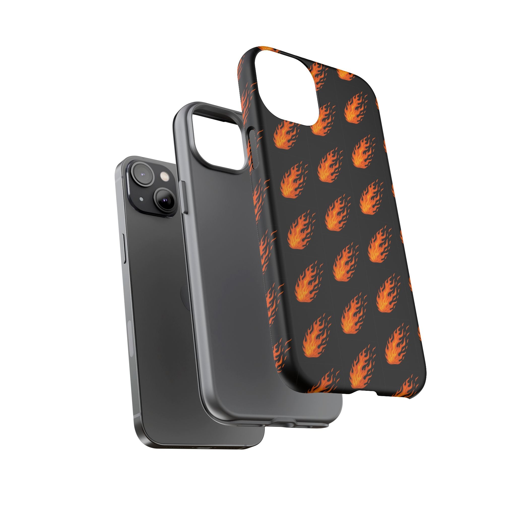 Flame Pattern Phone Case | Tough Cases for Adventurers, Gifts for Fire Lovers, Unique Cellphone Covers, Birthday Accessories, Cool [...]