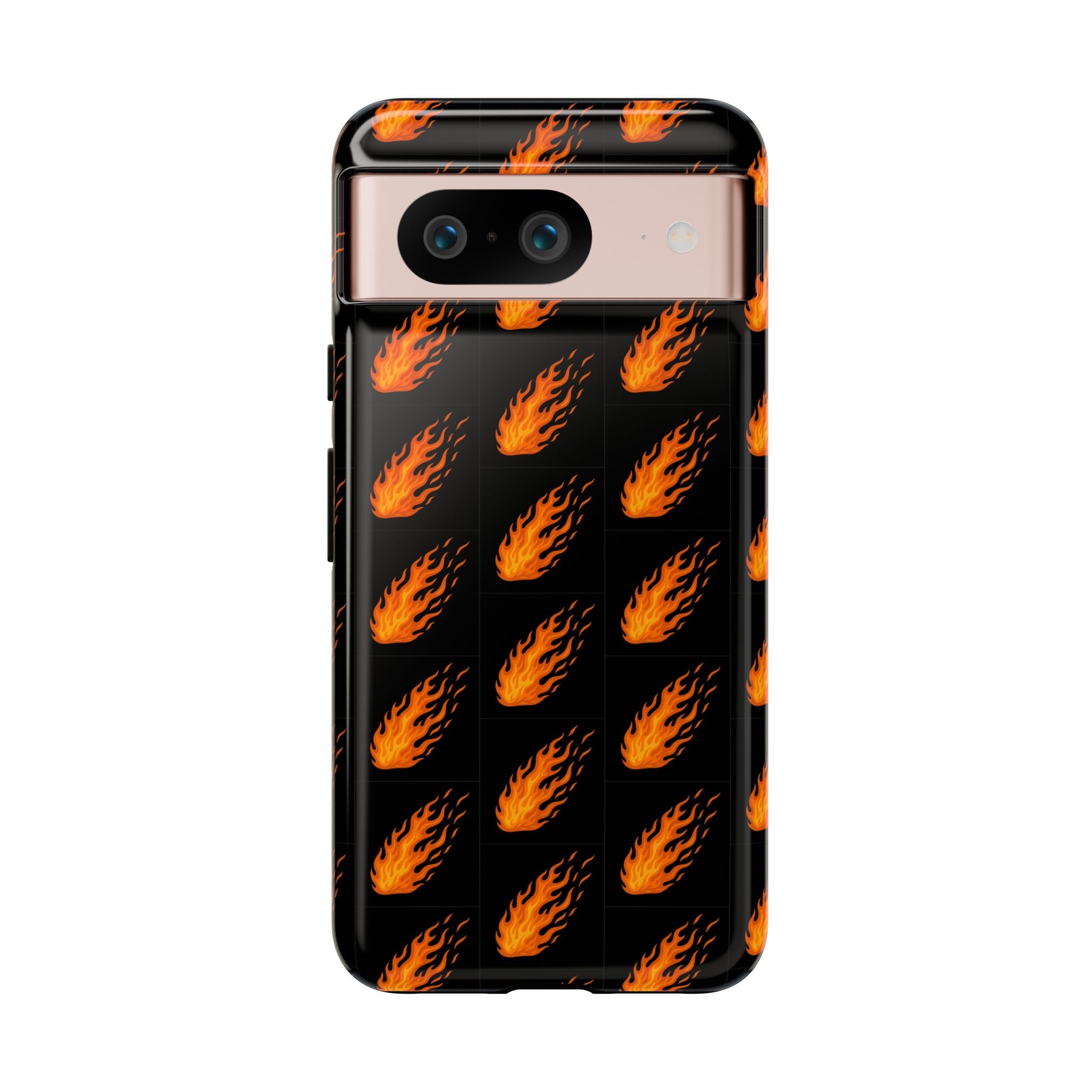 Flame Pattern Phone Case | Tough Cases for Adventurers, Gifts for Fire Lovers, Unique Cellphone Covers, Birthday Accessories, Cool [...]
