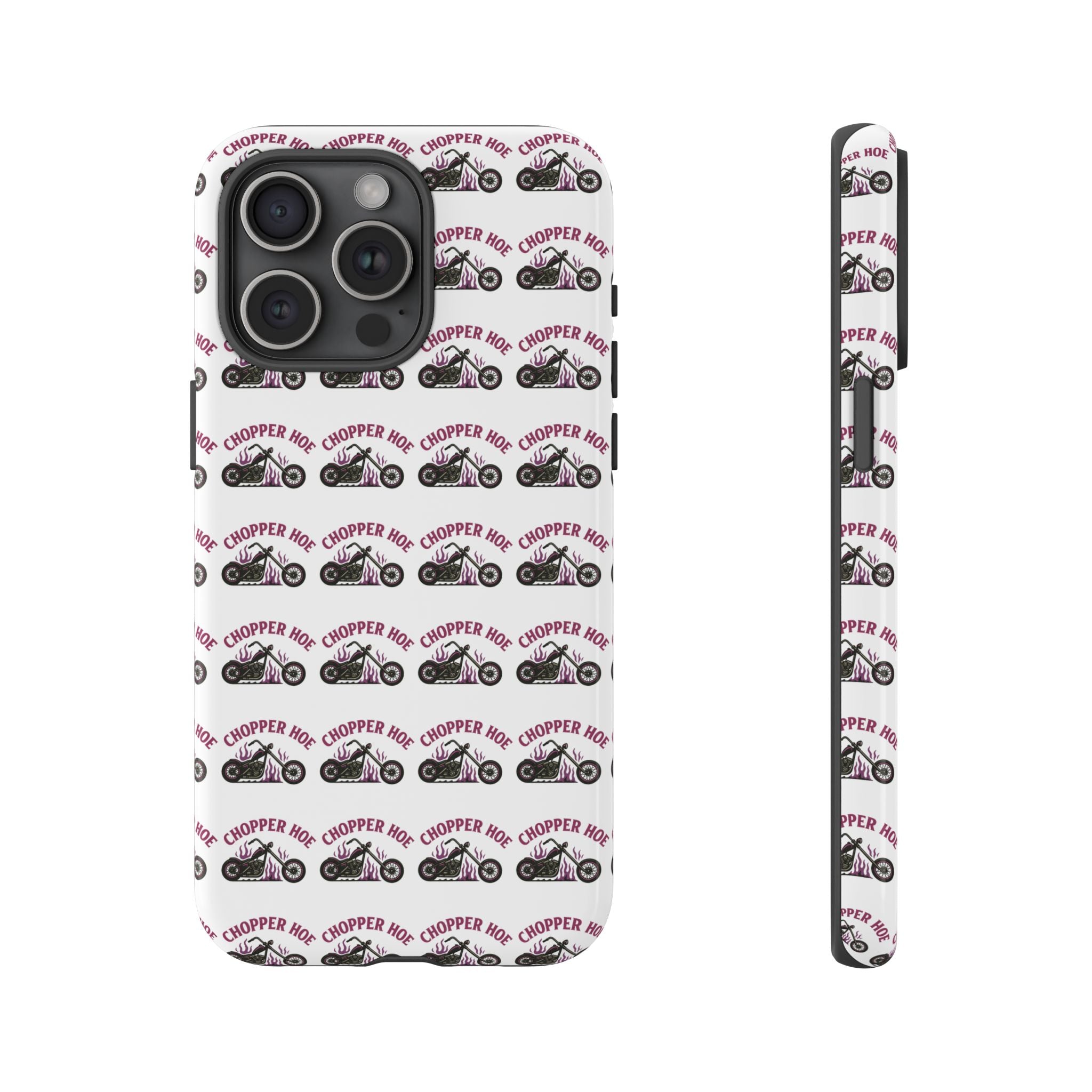 Chopper Hoe Phone Case, Tough Cases for Motorcycle Lovers, Biker Gifts, Custom Phone Cover, Cool Accessory for Him/Her