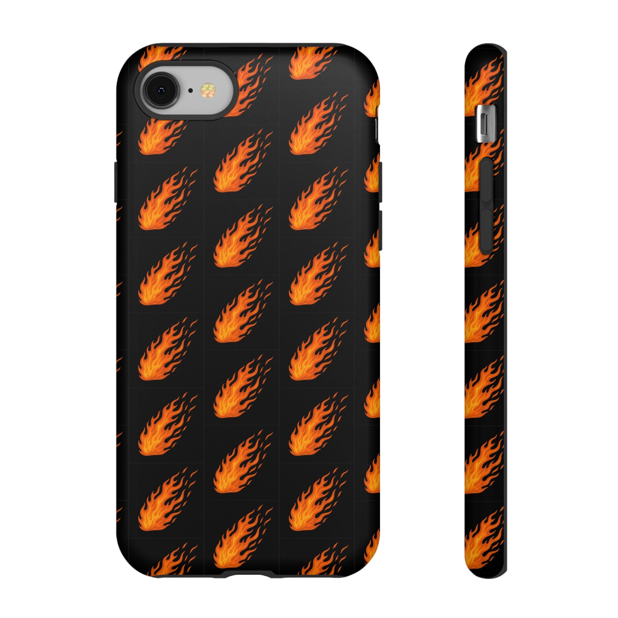 Flame Pattern Phone Case | Tough Cases for Adventurers, Gifts for Fire Lovers, Unique Cellphone Covers, Birthday Accessories, Cool [...]