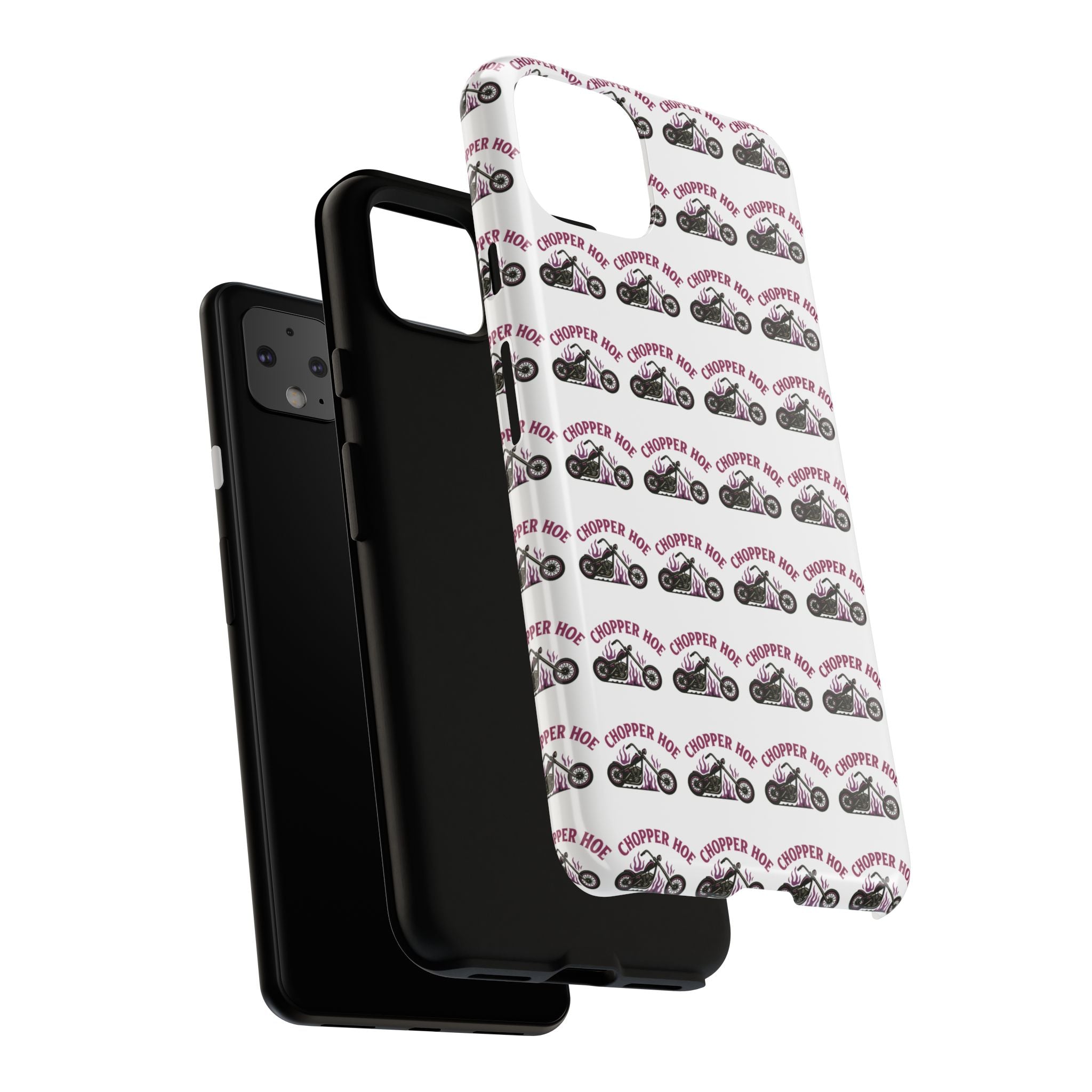 Chopper Hoe Phone Case, Tough Cases for Motorcycle Lovers, Biker Gifts, Custom Phone Cover, Cool Accessory for Him/Her