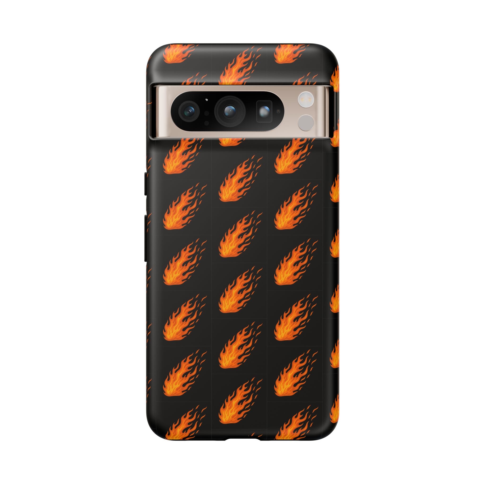 Flame Pattern Phone Case | Tough Cases for Adventurers, Gifts for Fire Lovers, Unique Cellphone Covers, Birthday Accessories, Cool [...]