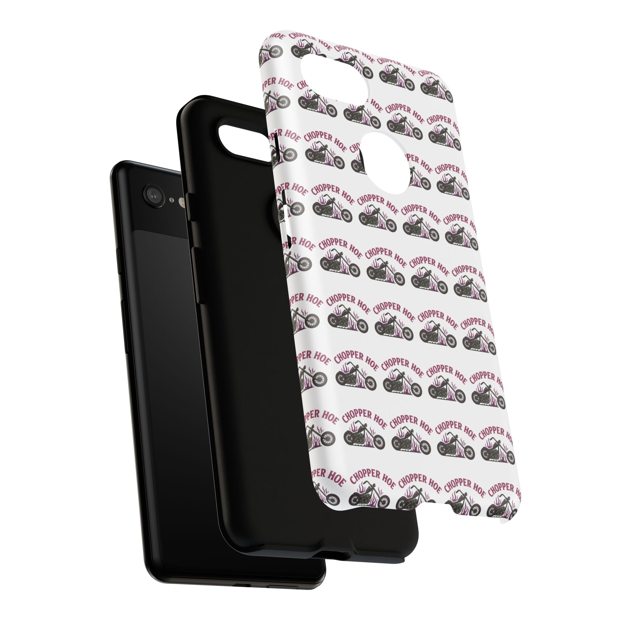Chopper Hoe Phone Case, Tough Cases for Motorcycle Lovers, Biker Gifts, Custom Phone Cover, Cool Accessory for Him/Her