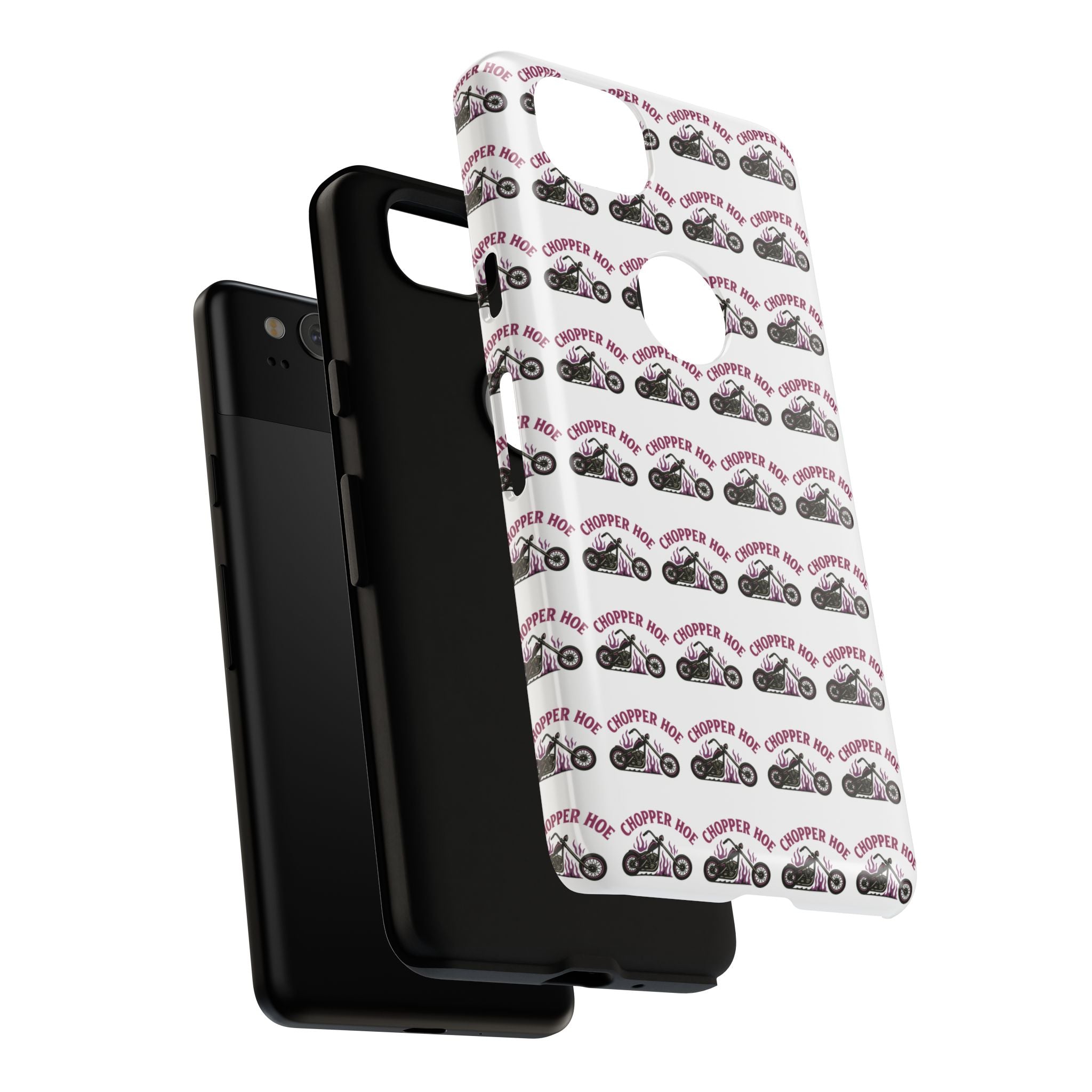 Chopper Hoe Phone Case, Tough Cases for Motorcycle Lovers, Biker Gifts, Custom Phone Cover, Cool Accessory for Him/Her